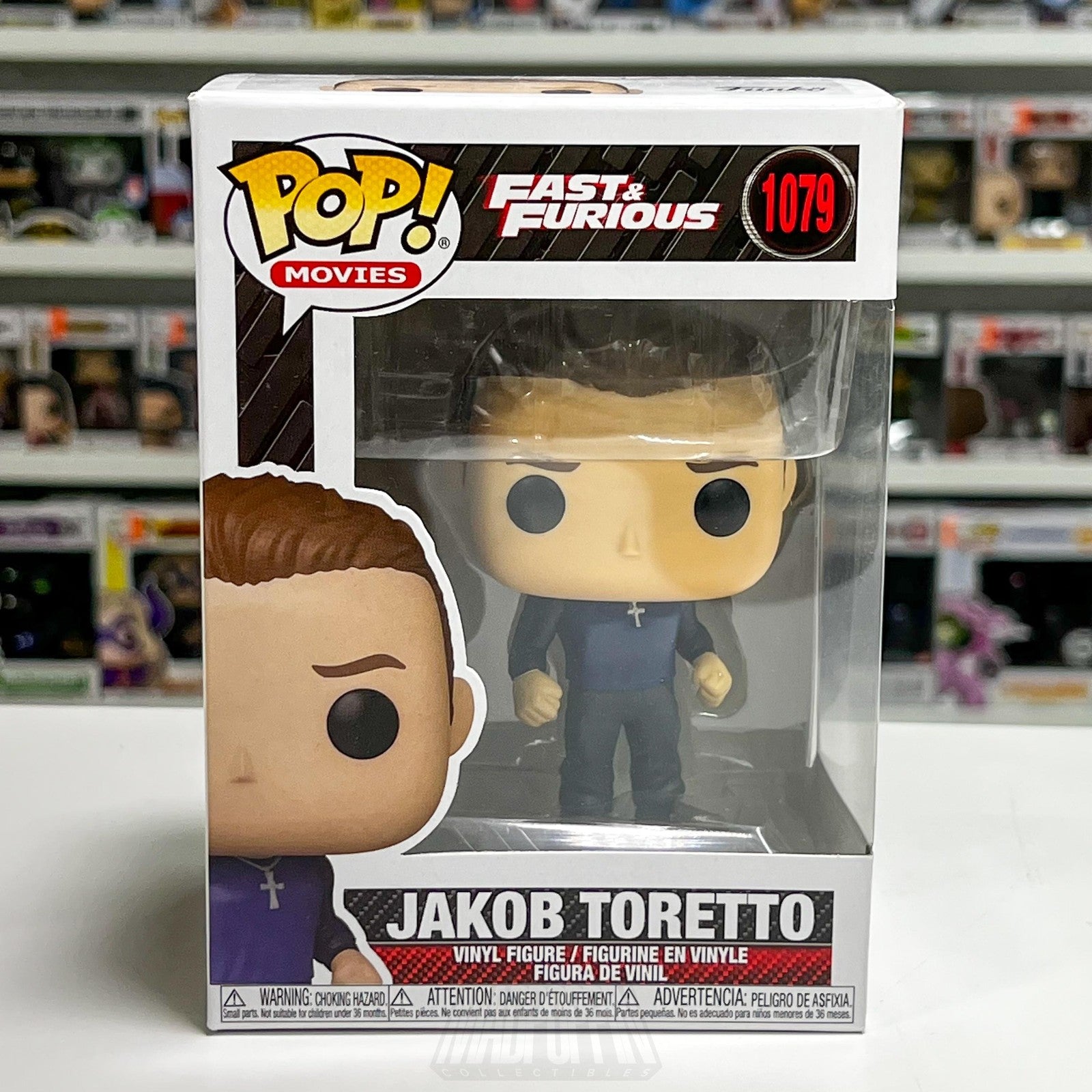 Funko Pop Movies Fast & Furious Jakob Toretto #1079 Vinyl Figure New Toy Racing