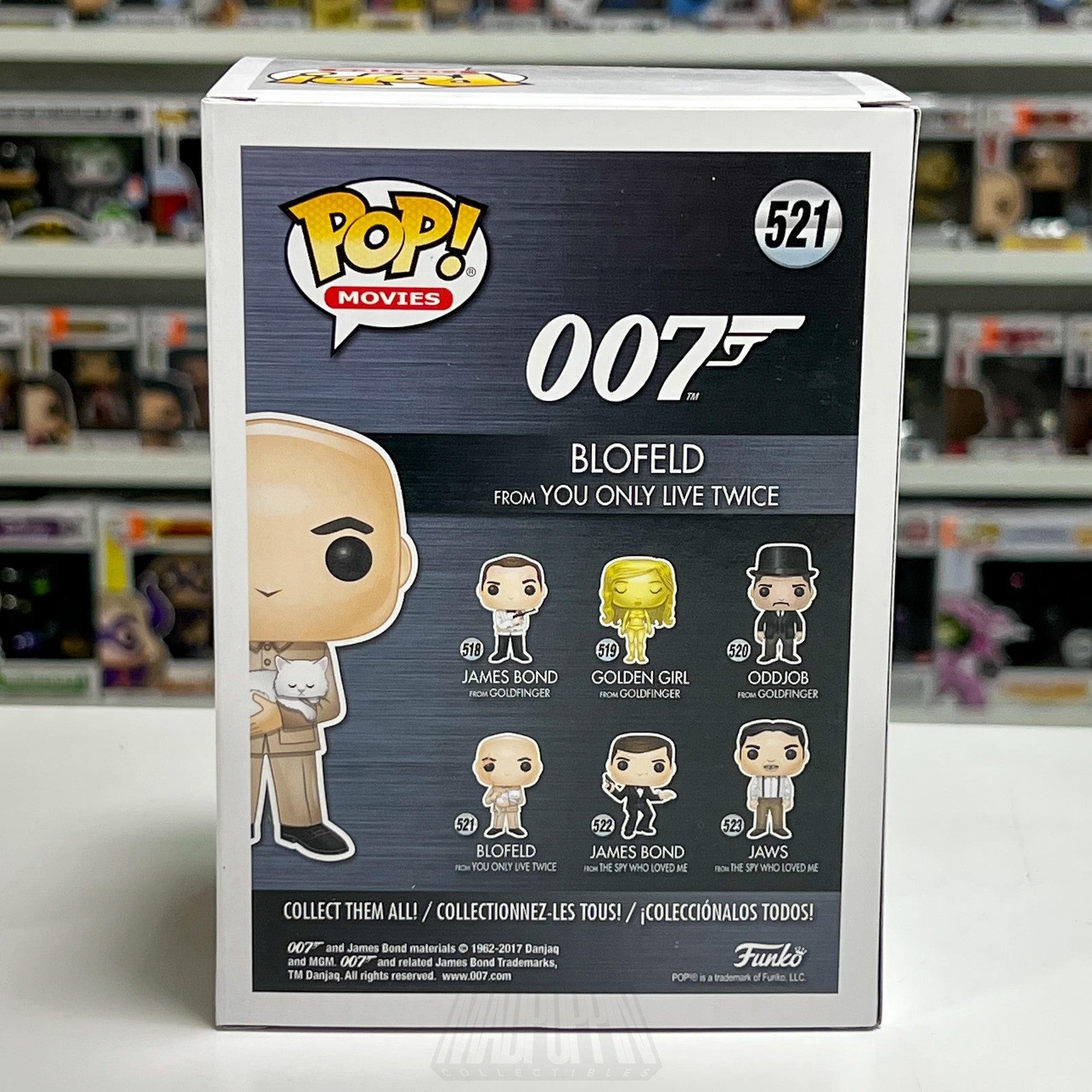 Funko Pop! Movies 007 James Bond Blofeld #521 Vinyl Figure You Only Live Twice