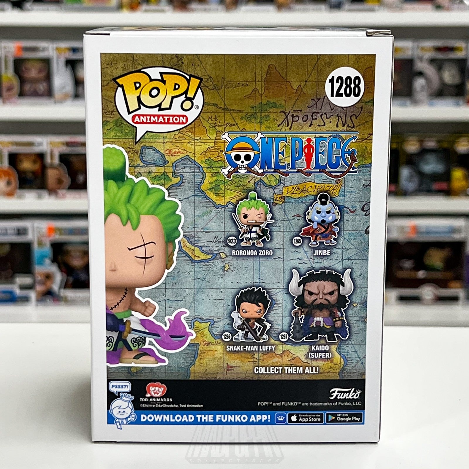 Funko Pop Anime One Piece Zoro Enma Chalice Collectibles Glow 1288 Vinyl Figure4