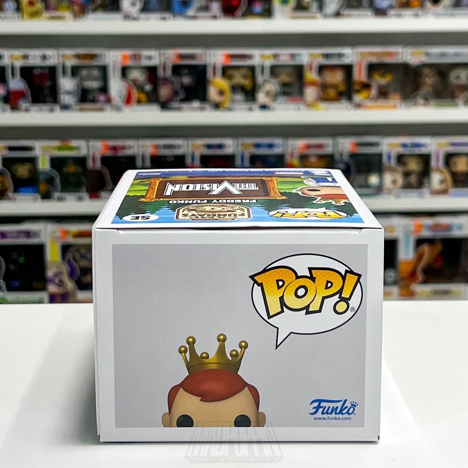 Funko Pop Freddy as White Vision SE Glow in the Dark Camp Fundays 600 PCS Marvel