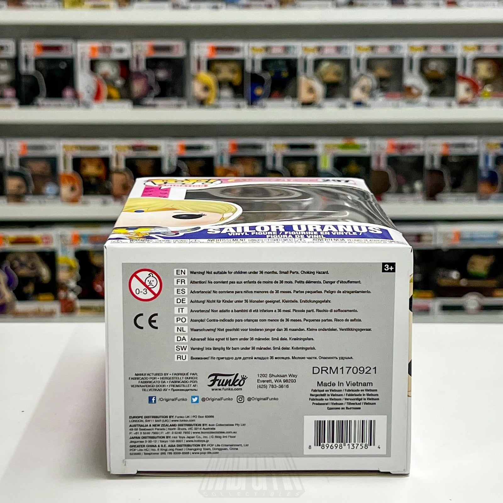 Funko Pop Animation Sailor Moon Sailor Uranus 297 Vinyl Figure Toei Anime Toy