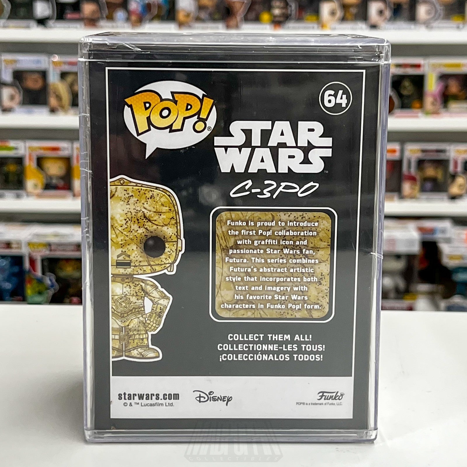 Funko Pop Star Wars C-3PO Futura Target 64 Protocol Droid Robot Toy Vinyl Figure3