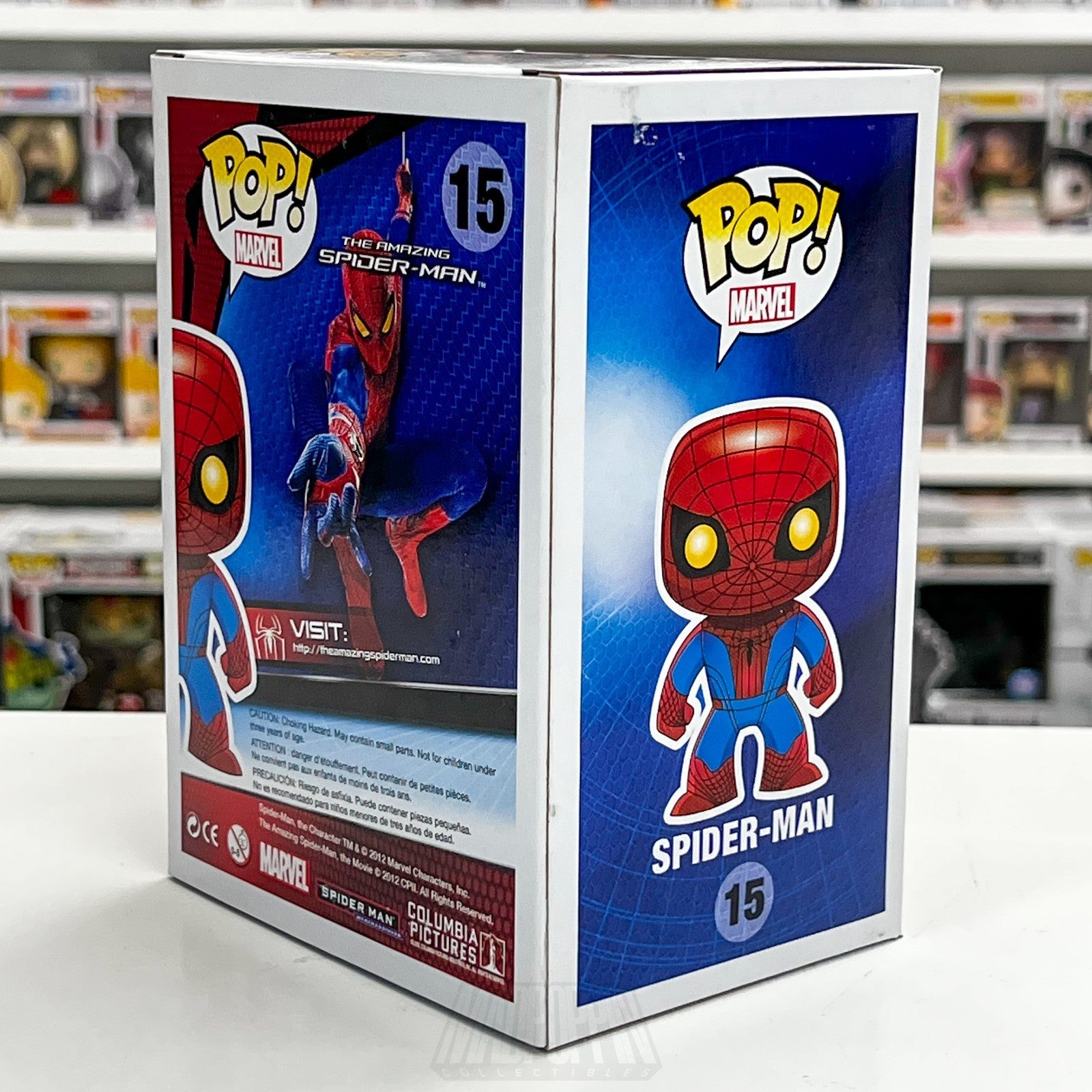 Funko Pop Marvel The Amazing SpiderMan 15 Superhero Original 2012 Vinyl Figure4