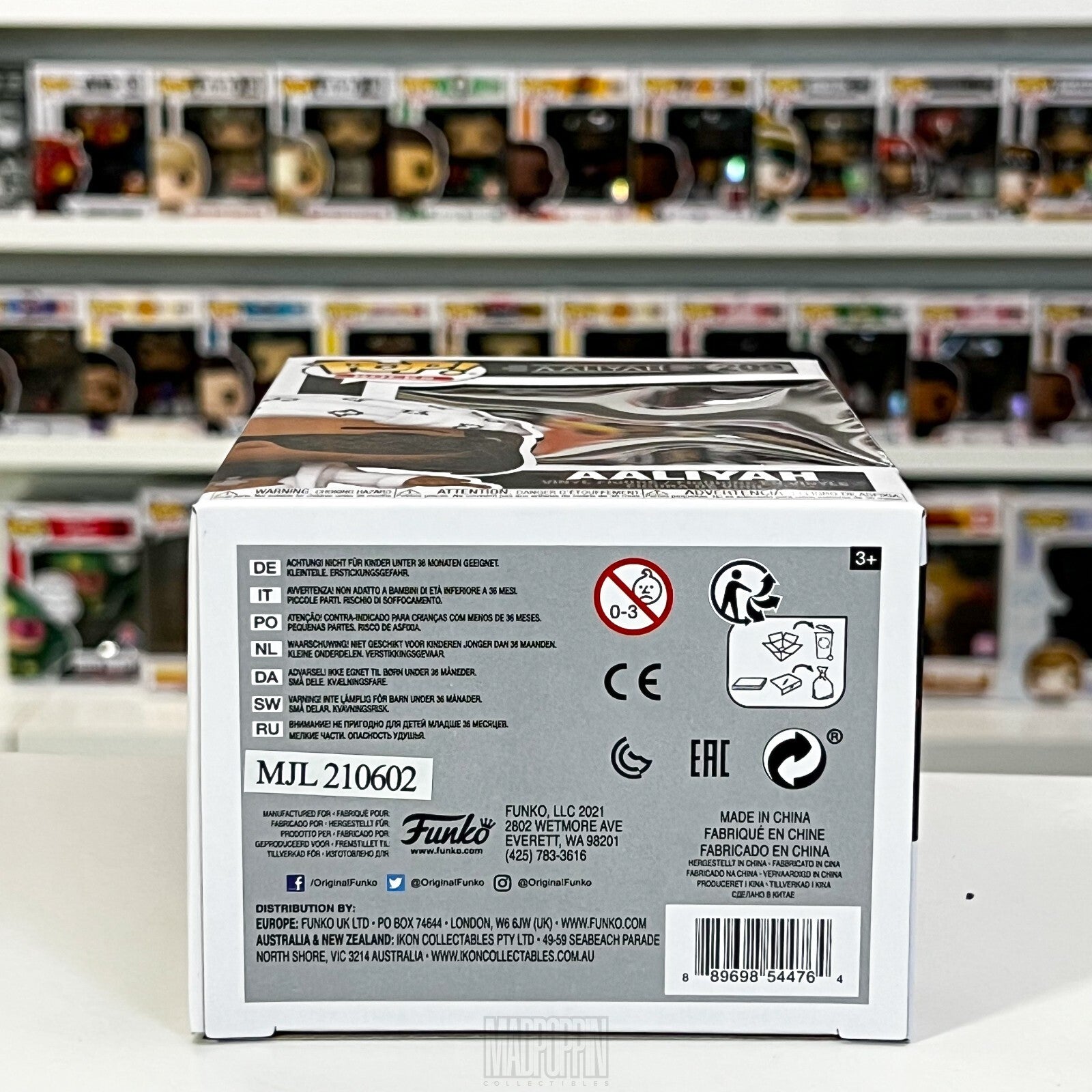 Funko Pop Rocks Aaliyah Sunglasses At Your Best Video R&B Singer Vaulted 209