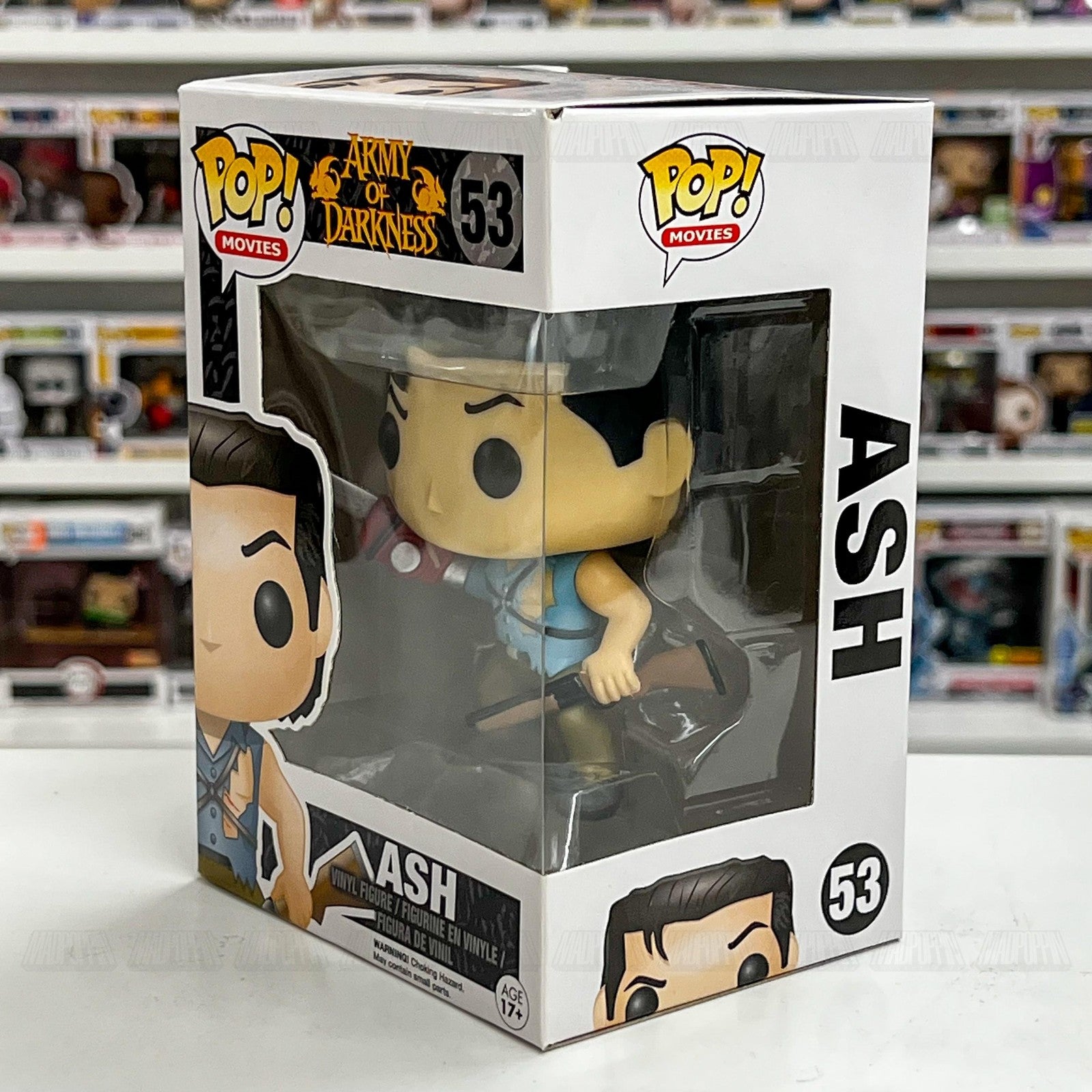 Funko Pop! Movies Army of Darkness Ash #53 Vinyl Figure Box Horror Evil Dead