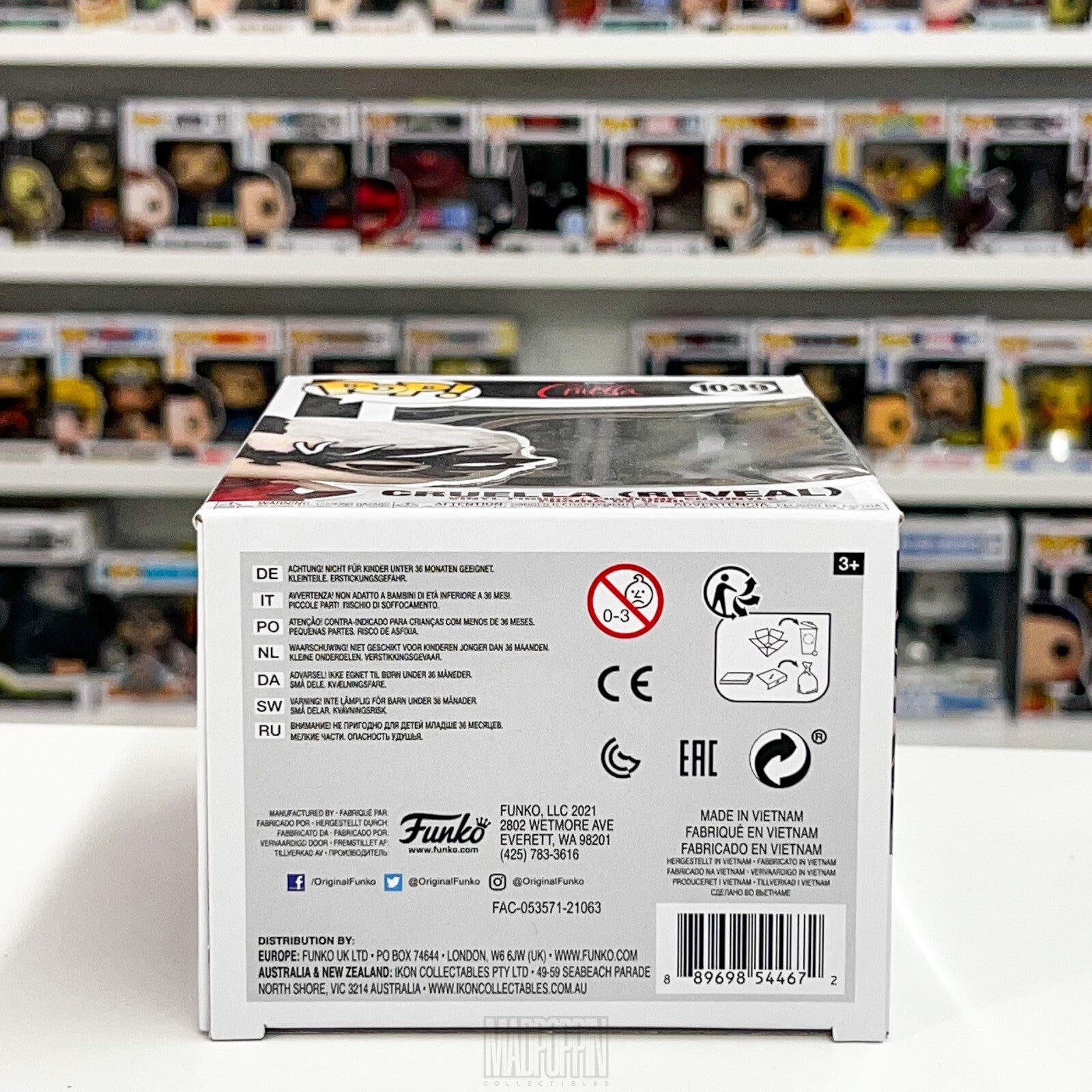 Funko Pop Disney Movies Cruella de Vil Reveal Outfit Vaulted 1039