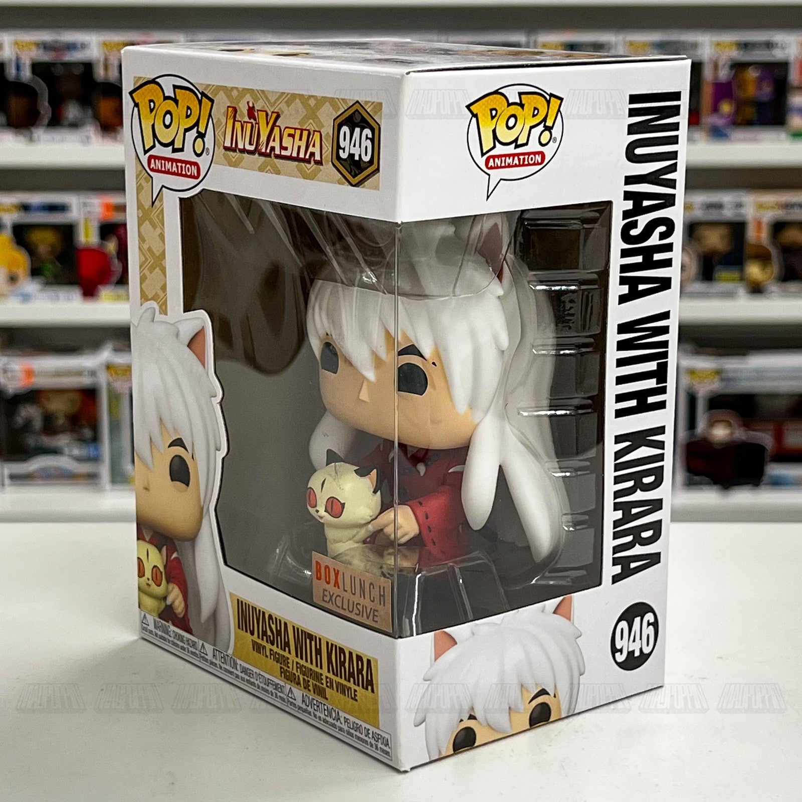 Funko Pop Animation Inuyasha With Kirara BoxLunch Exclusive Vinyl Figure 946 New