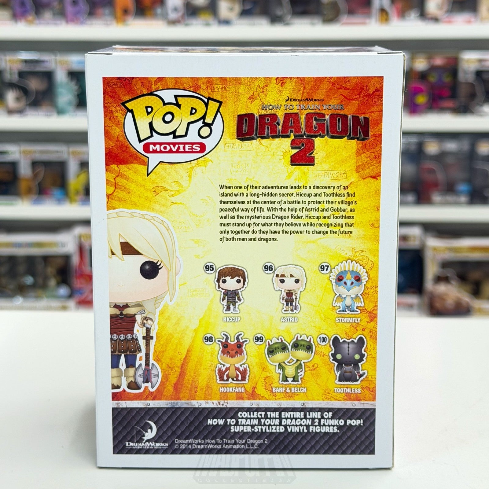 Funko Pop Movies How To Train Your Dragon 2 Astrid 96 Animated Toy Vinyl Figure3