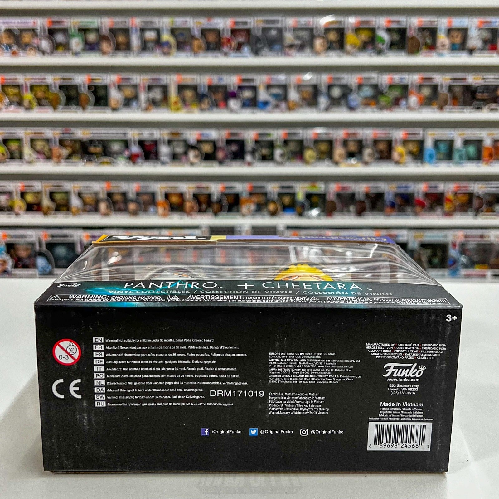 Funko Vynl ThunderCats Classic Panthro + Cheetara 2 Pack Vinyl Figures Boxed Toy