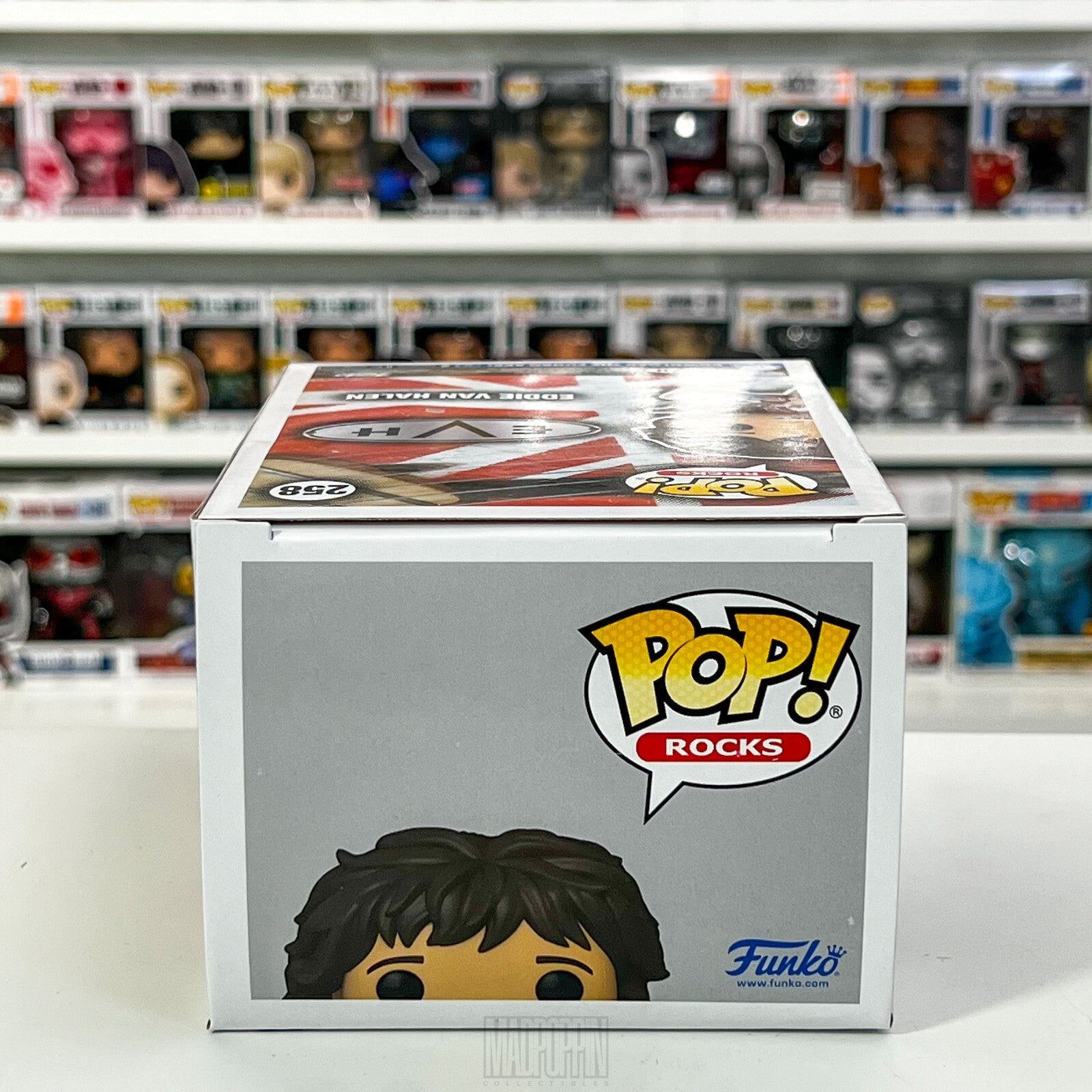 Funko Pop Rocks Eddie Van Halen Vaulted Guitar Legend Hard Heavy Glam Metal 258