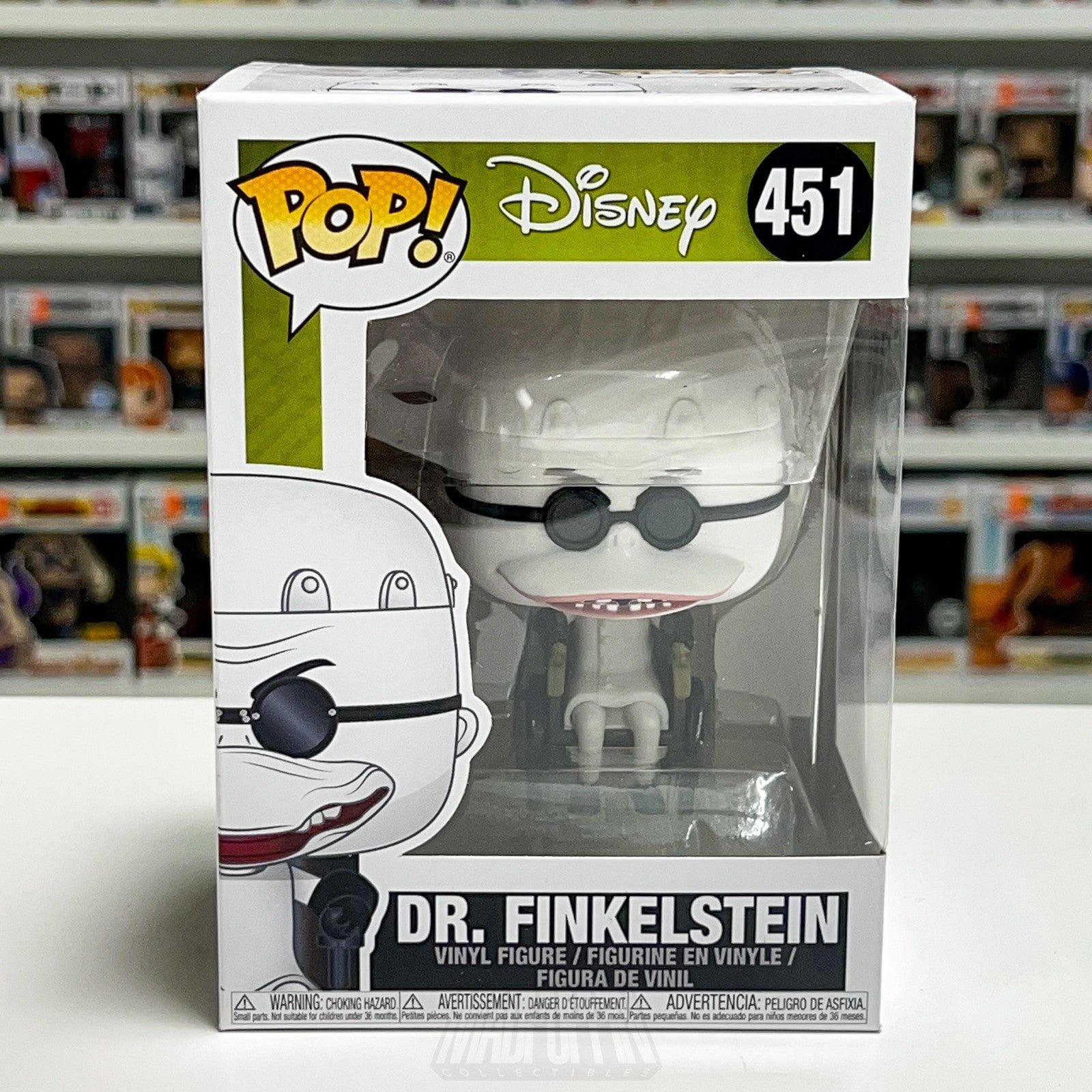 Funko Pop Disney Dr. Finkelstein 451 Nightmare Before Christmas Vinyl Figure Toy