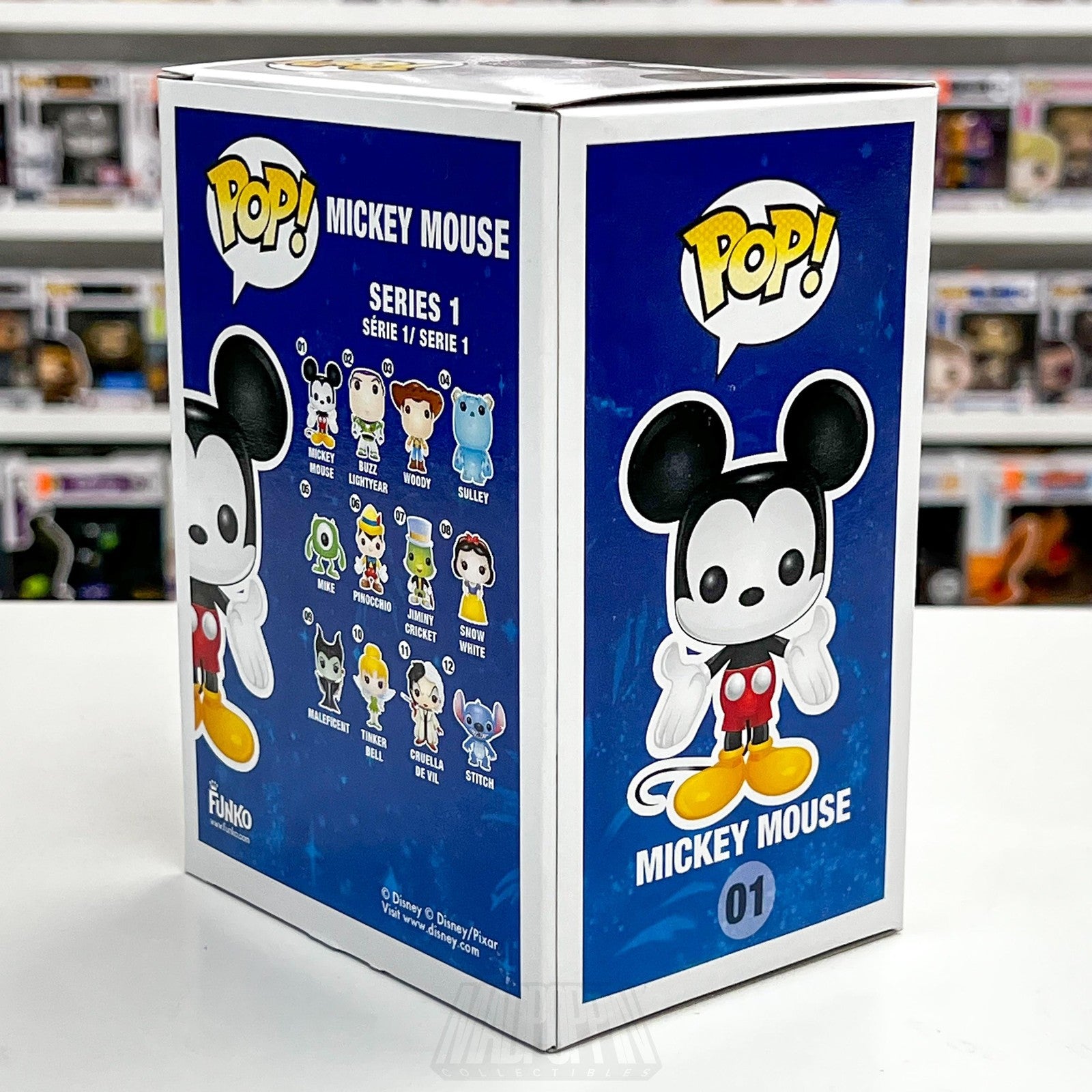 Funko Pop Disney Mickey Mouse 01 Series 1 Vinyl Figure Collectible Toy Walt 20144