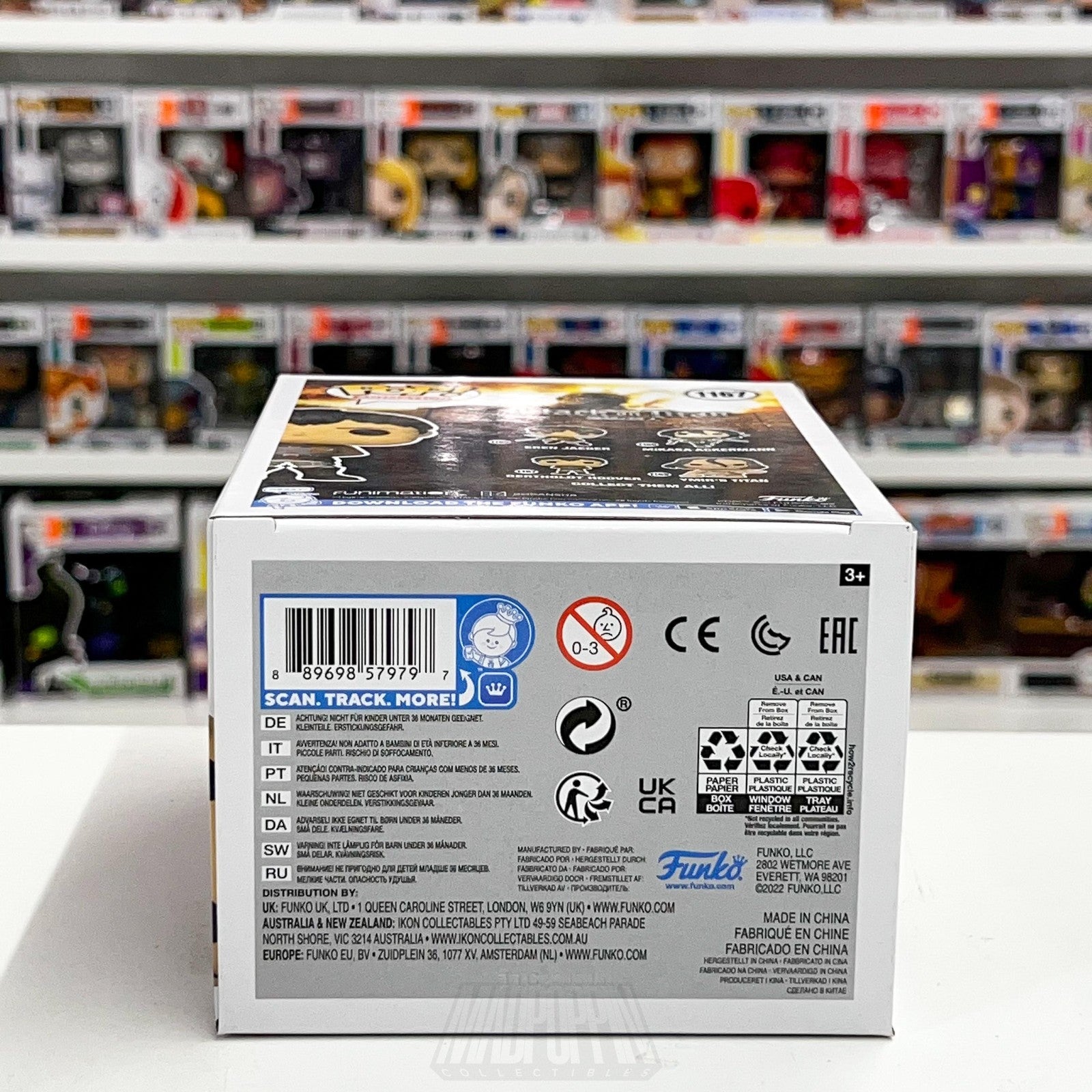 Funko Pop Anime Attack On Titan Bertholdt Hoover 1167 Vinyl Figure AOT Animation7