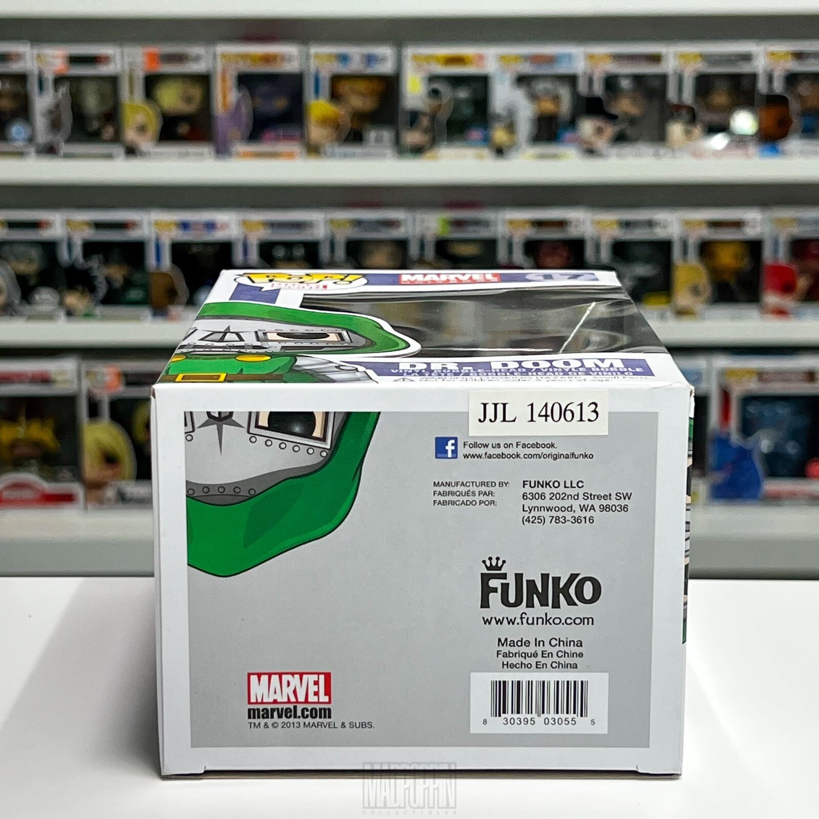 Funko Pop Marvel Universe Dr Doctor Doom Metallic BCC Bangkok Comic Con 17