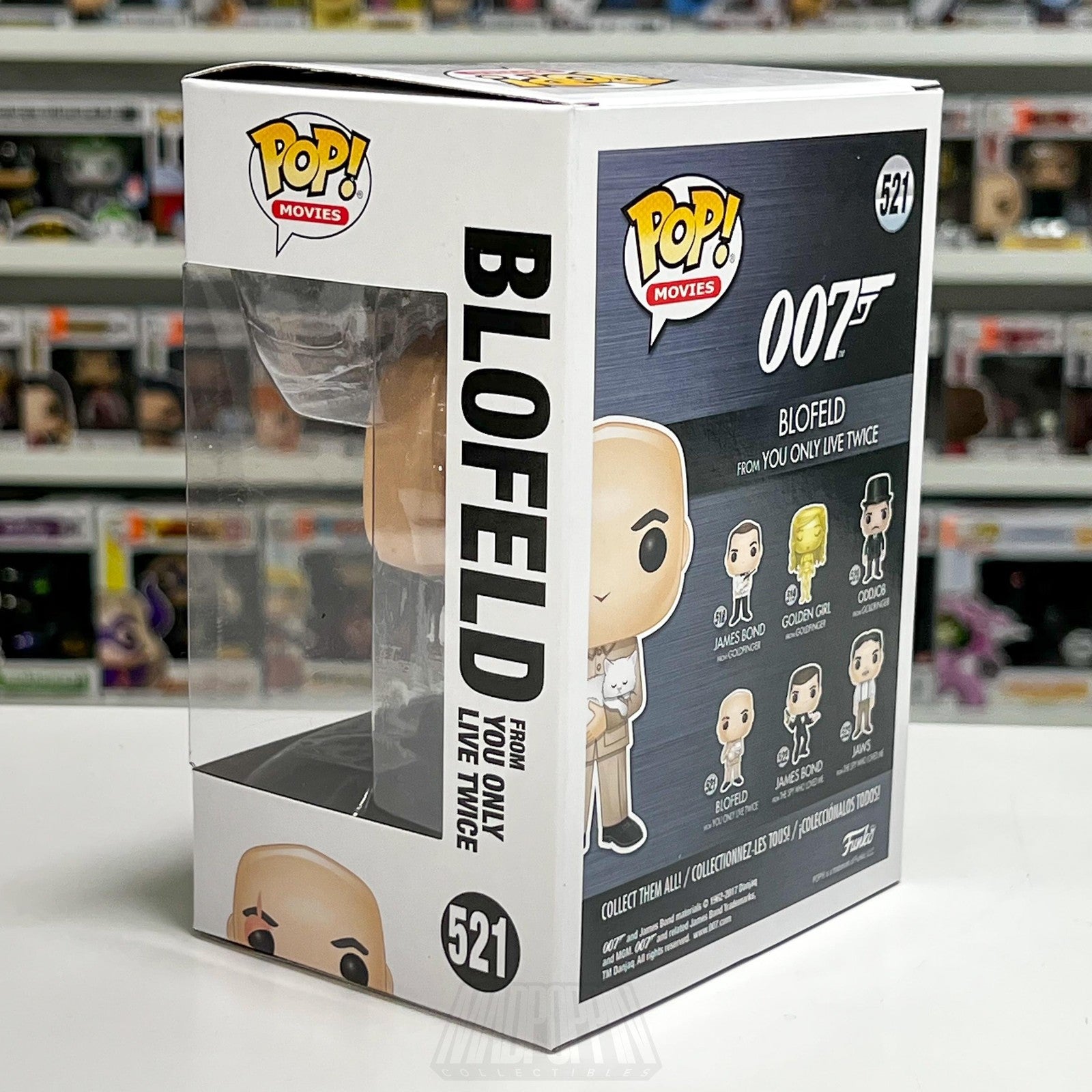 Funko Pop! Movies 007 James Bond Blofeld #521 Vinyl Figure You Only Live Twice