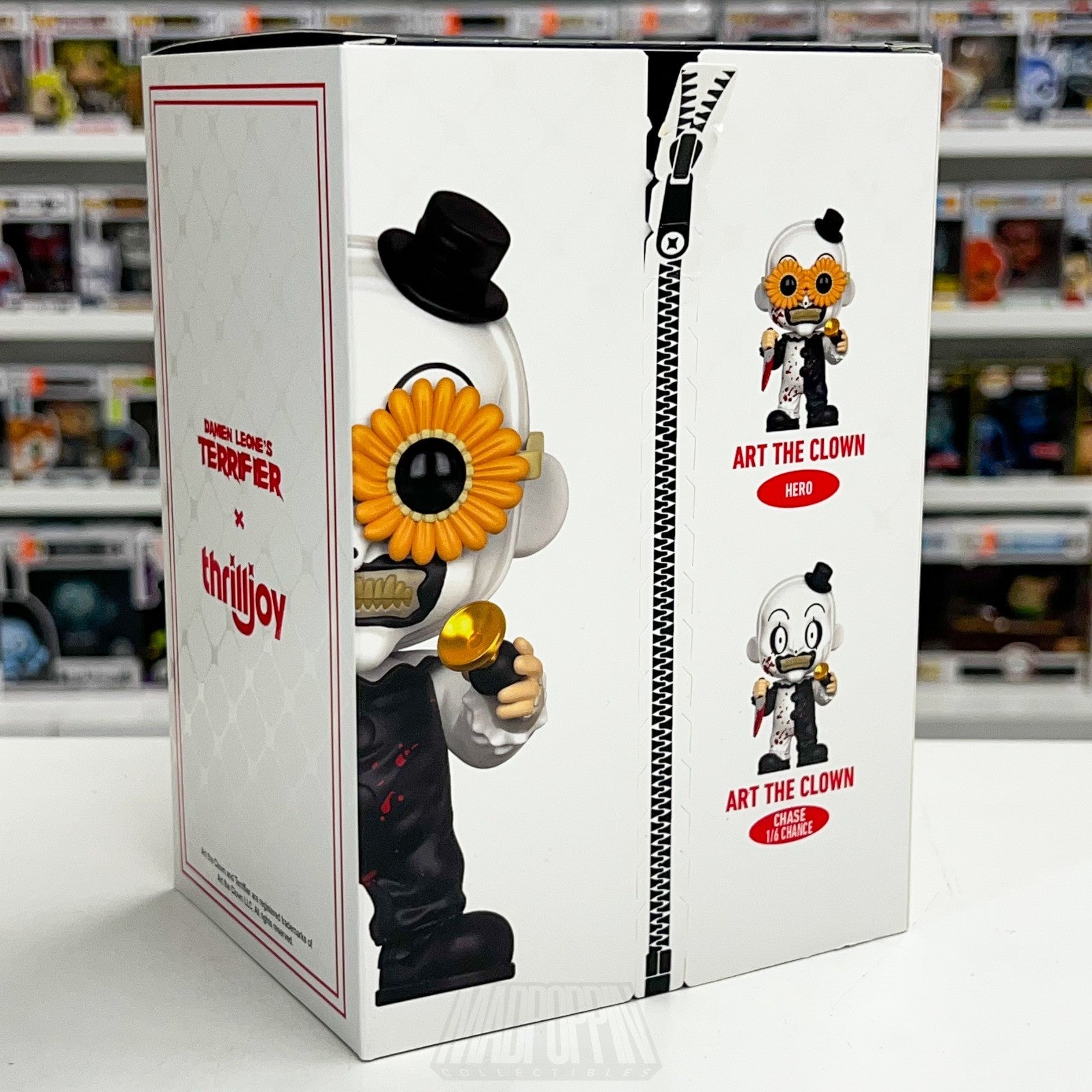 Thrilljoy PIX Art the Clown Hot Topic Scare Fair 2025 Bloody Clown Vinyl Figure11