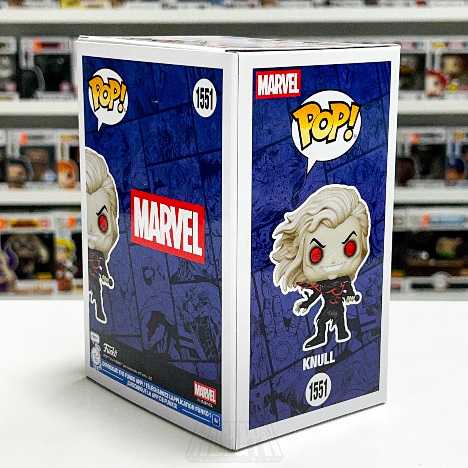 Funko Pop Marvel Knull 1551 NYCC Official Con Sticker Symbiote Venom Carnage Toy