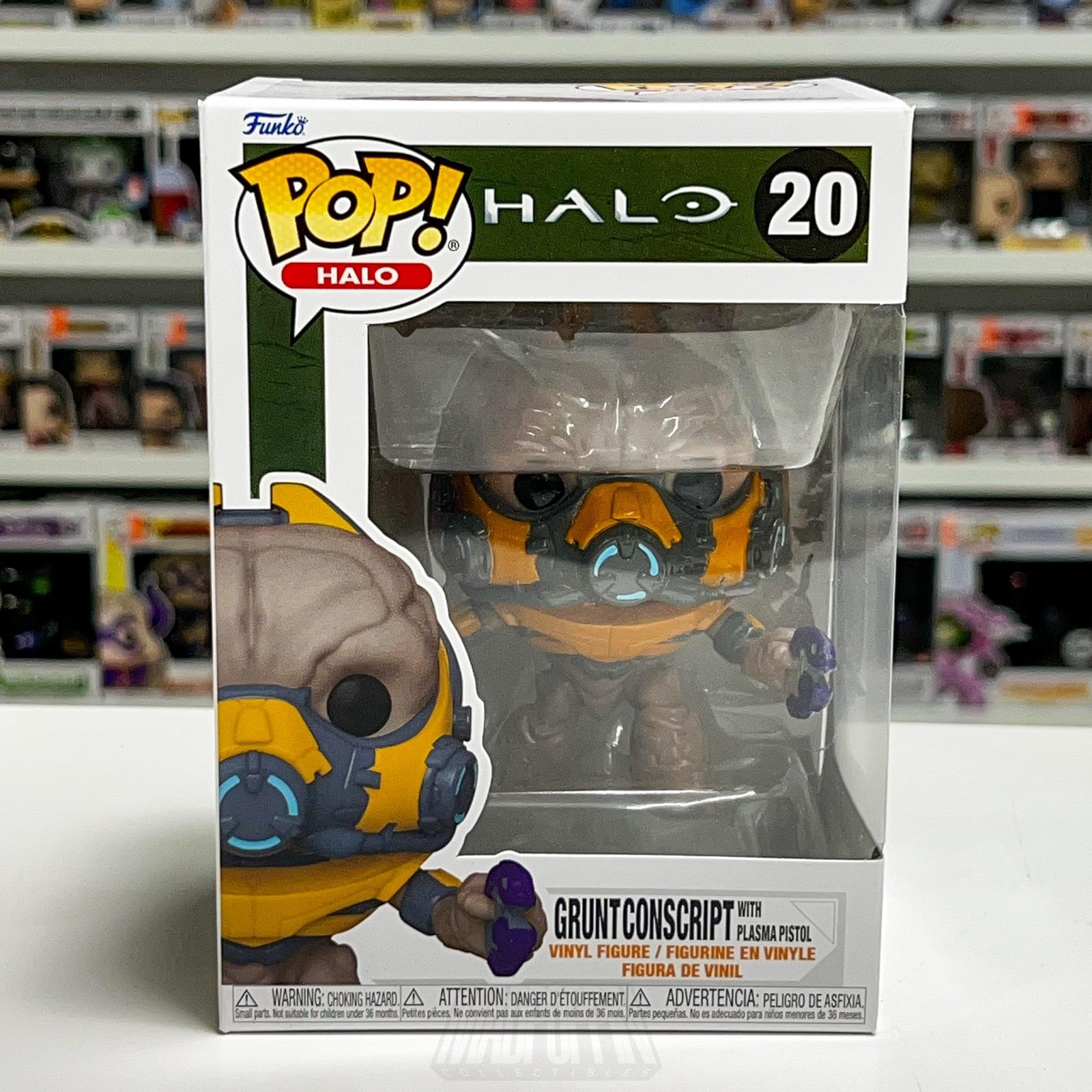 Funko Pop! Halo 20 Grunt Conscript Plasma Pistol Vinyl Figure Halo Infinite Toy