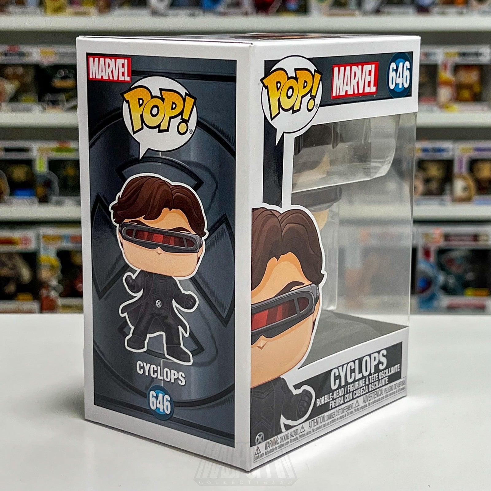 Funko Pop Marvel Cyclops 646 X-Men The Last Stand Mutant BobbleHead Figure Toy