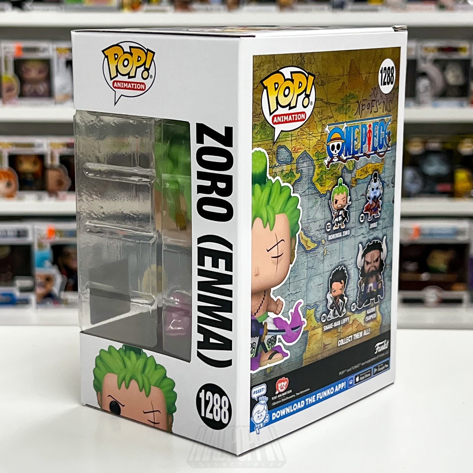 Funko Pop Anime One Piece Zoro Enma Chalice Collectibles Glow 1288 Vinyl Figure3
