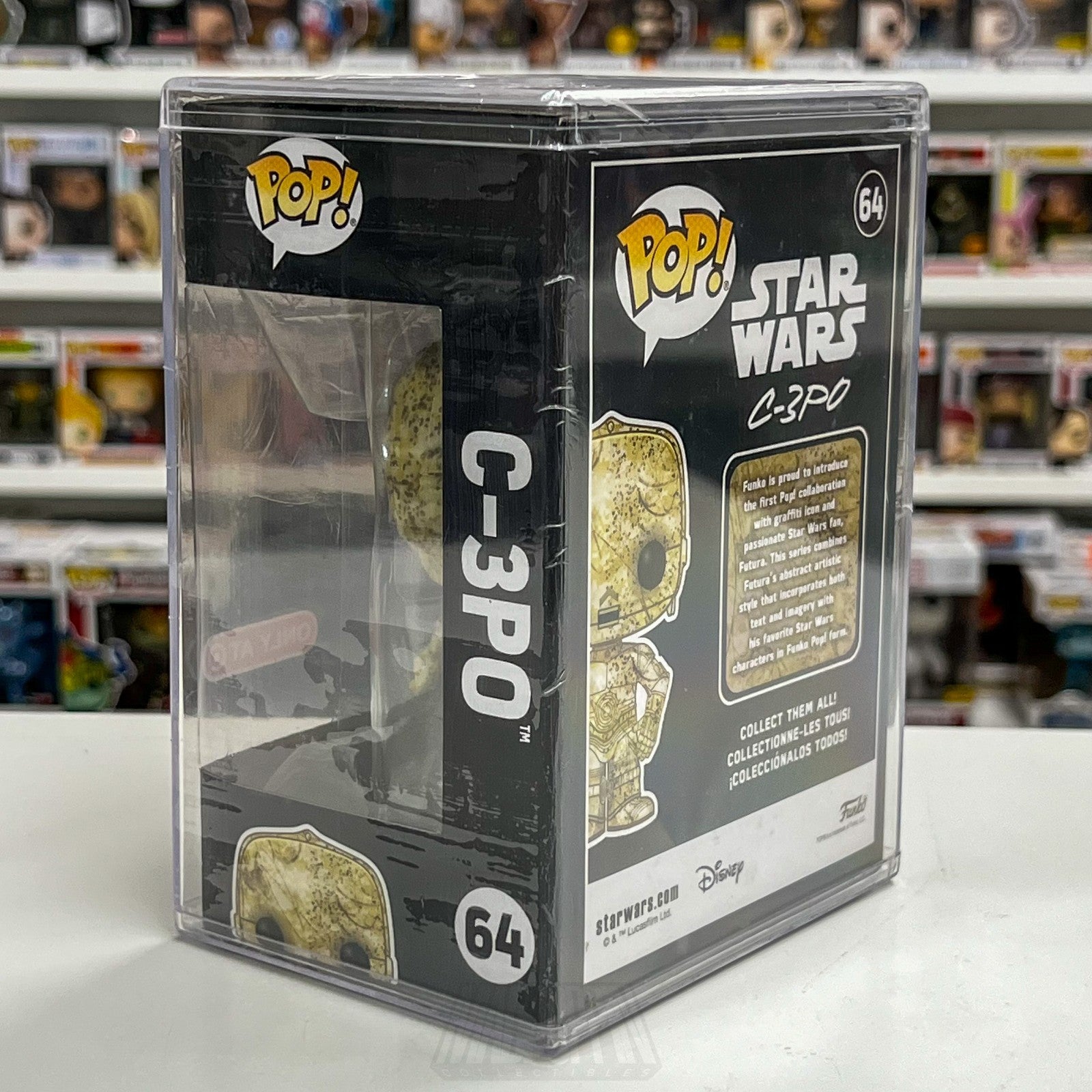 Funko Pop Star Wars C-3PO Futura Target 64 Protocol Droid Robot Toy Vinyl Figure2