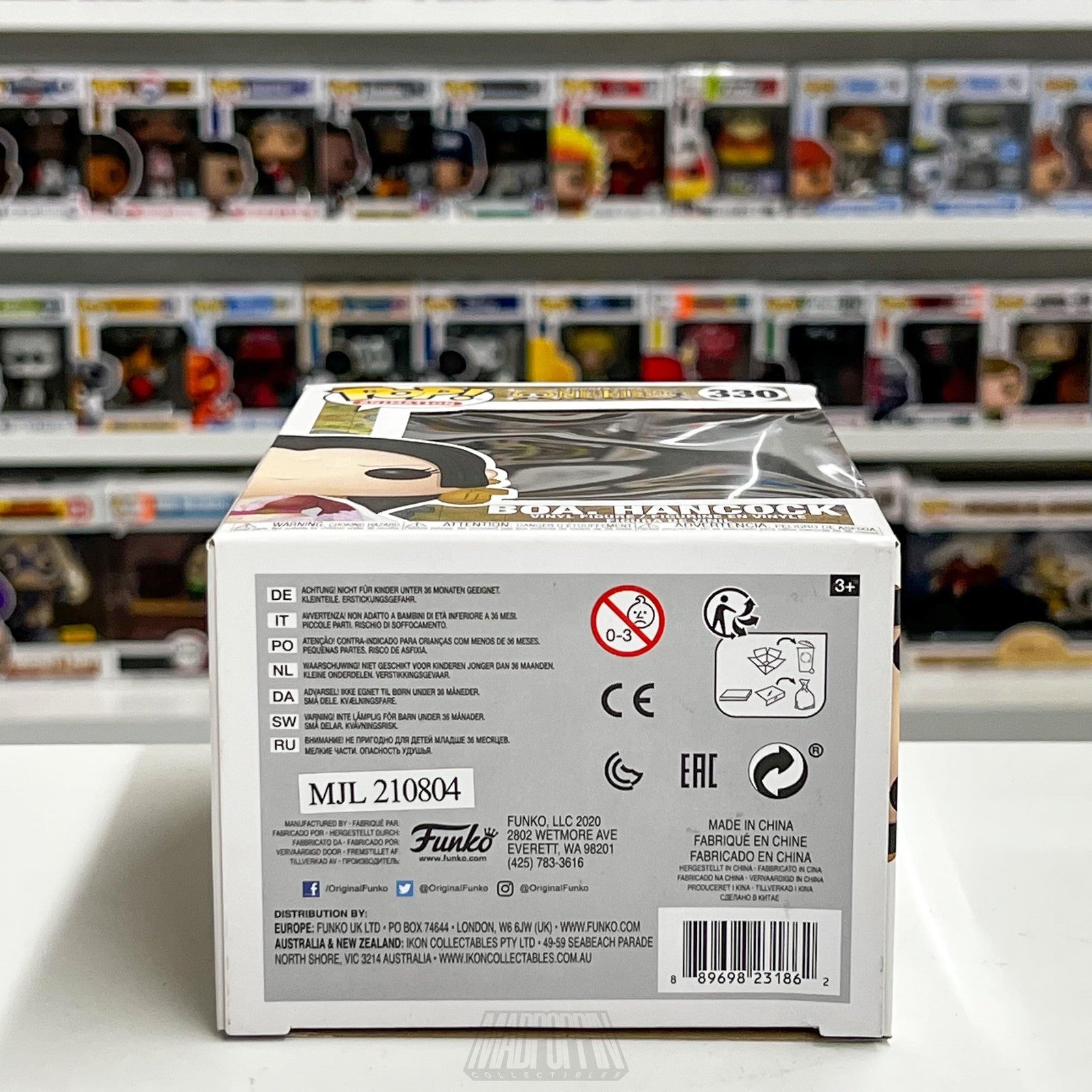 Funko Pop Animation One Piece Boa Hancock Figure 330 Anime Vinyl Collectible New