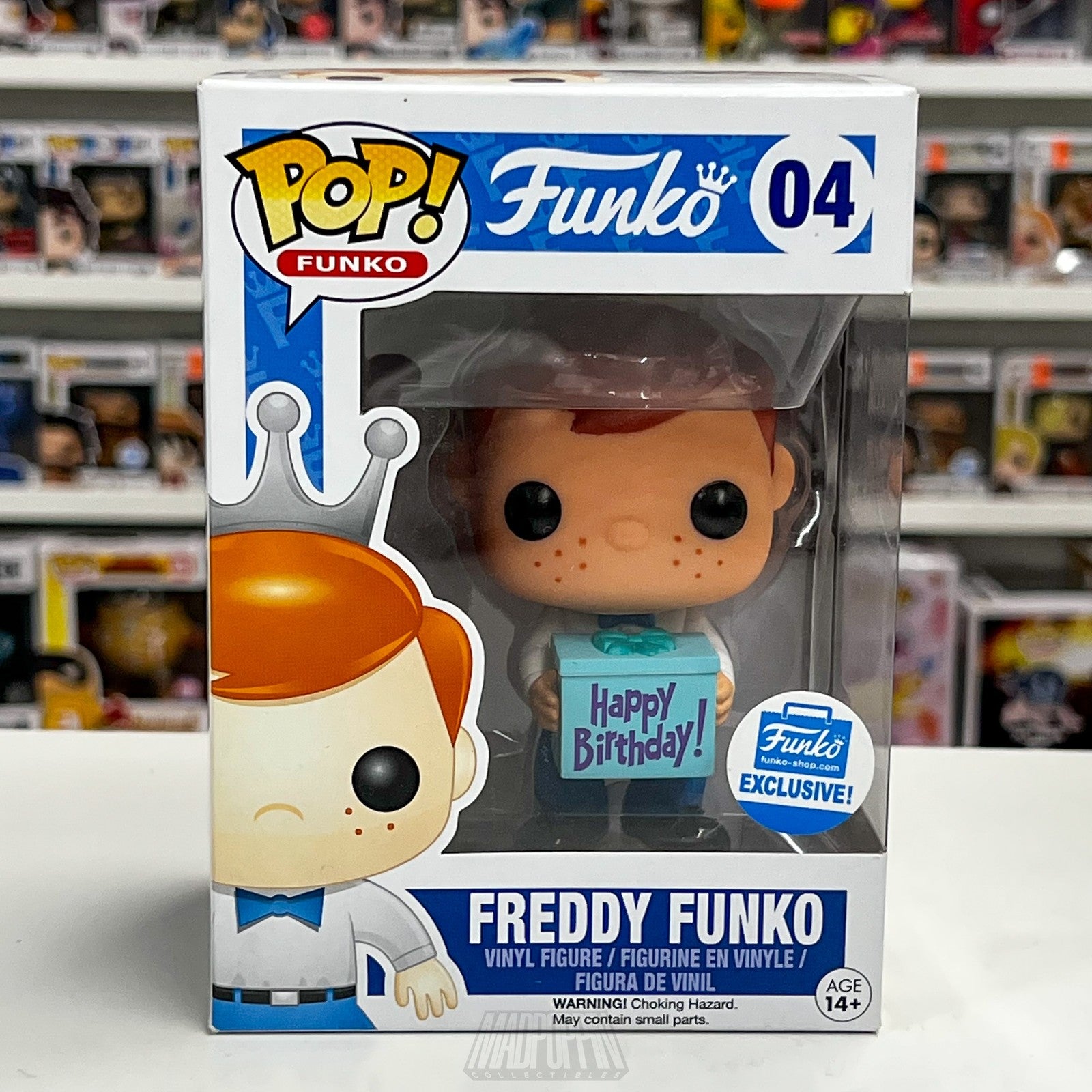 Funko Pop Freddy Happy Birthday Figure 04 Funko-Shop Exclusive 2016 Vinyl Toy