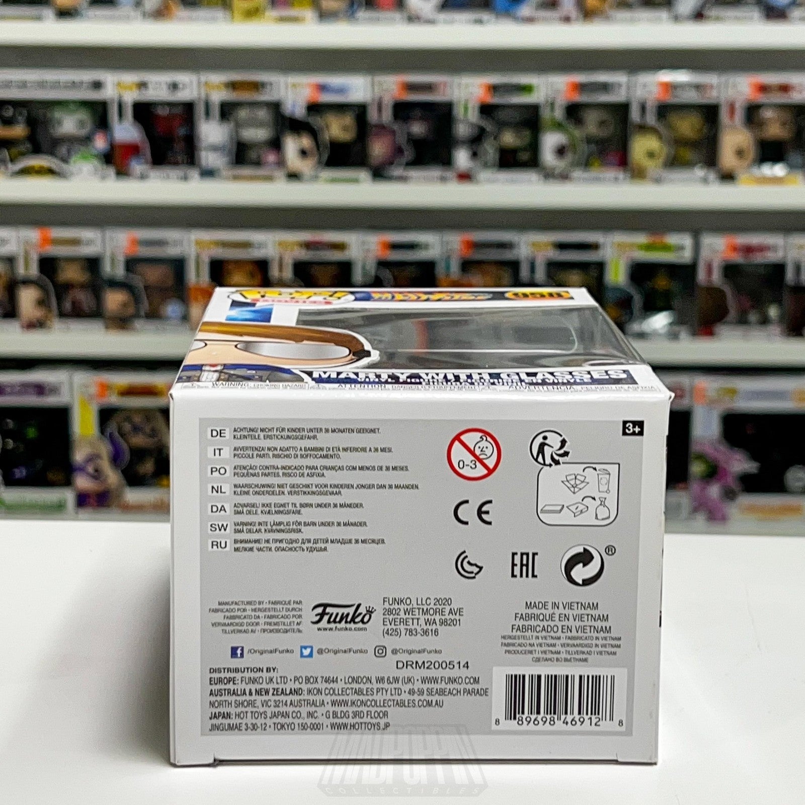 Funko POP! Movies Back to the Future Marty with Glasses #958 Vinyl Figure Toy