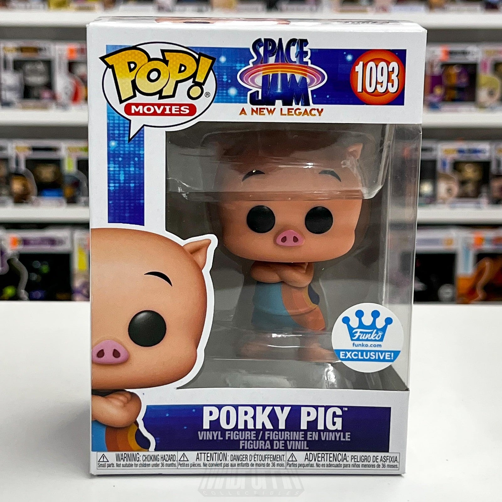 Funko Pop Movies Space Jam A New Legacy Porky Pig #1093 Vinyl Figure Exclusive0