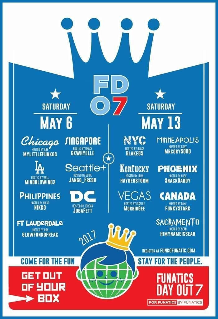 Funko Pop FDO Funatics Day Out 7 T-Bone Pink Spastik Plastik 04 ULTRA RARE