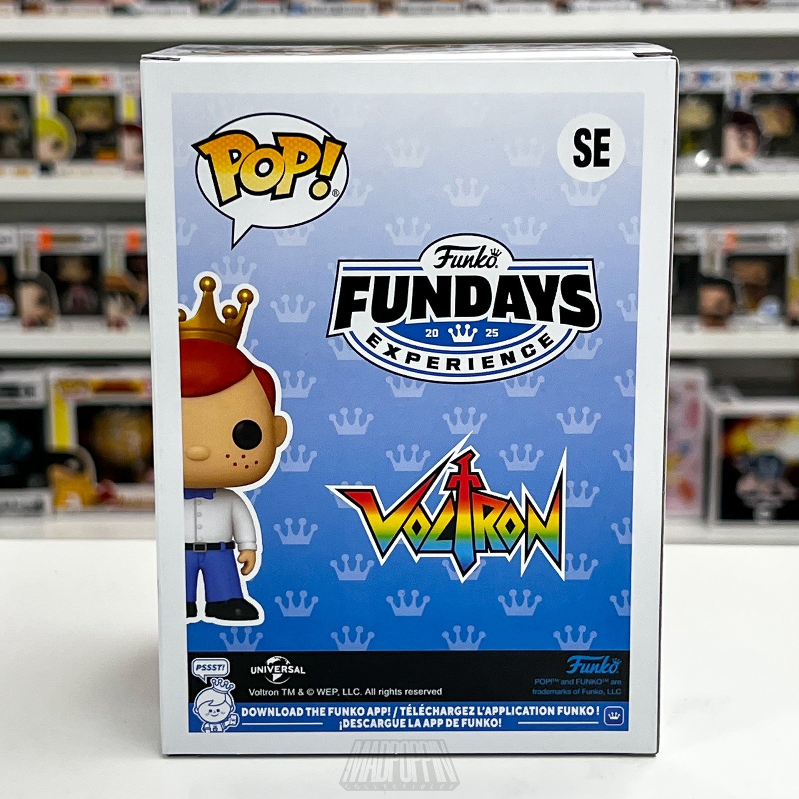 Funko Pop Fundays 2025 Freddy as Voltron Defender Universe Metallic 2000pcs SE