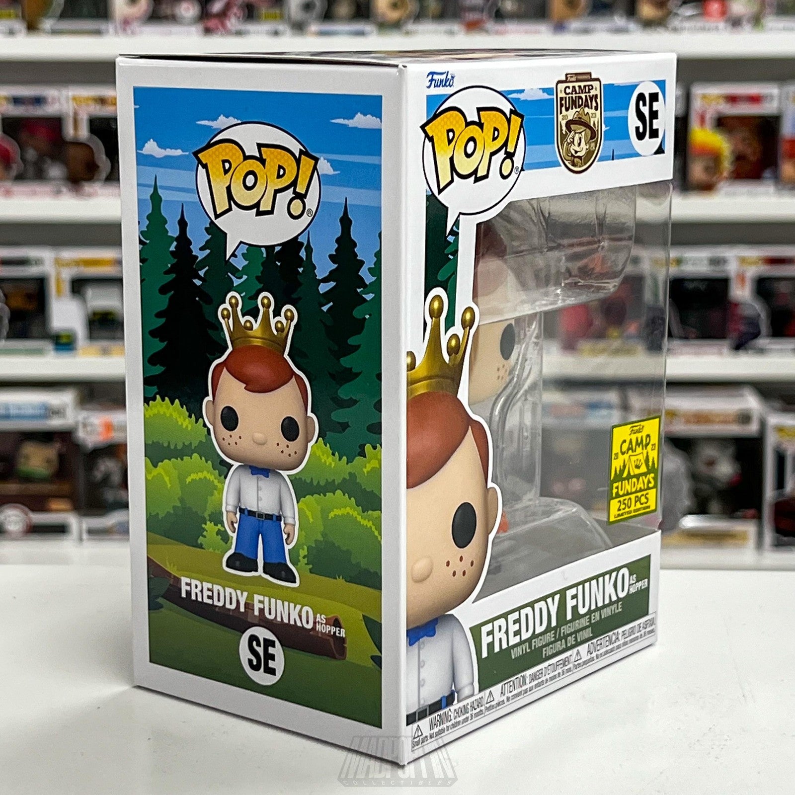 Funko Pop Freddy Funko as Hopper Stranger Things Camp Fundays SE 2023 LE 250 PCS