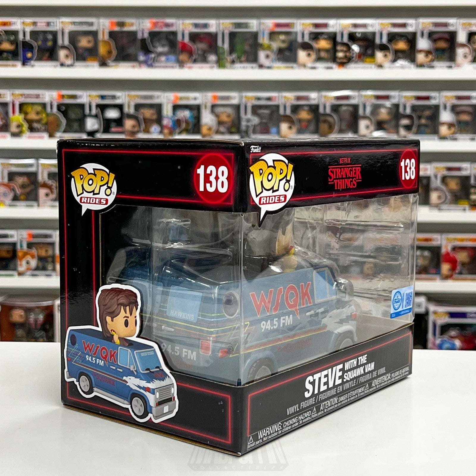 Funko Pop Rides Television Stranger Things Steve Squawk Van Target 138 Toy Vinyl5