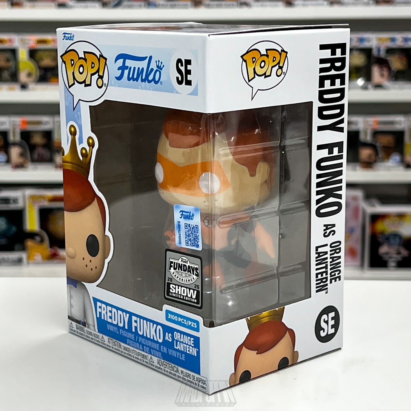 Funko Pop Fundays Experience 2025 Freddy as Orange Lantern DC 3100pcs SE
