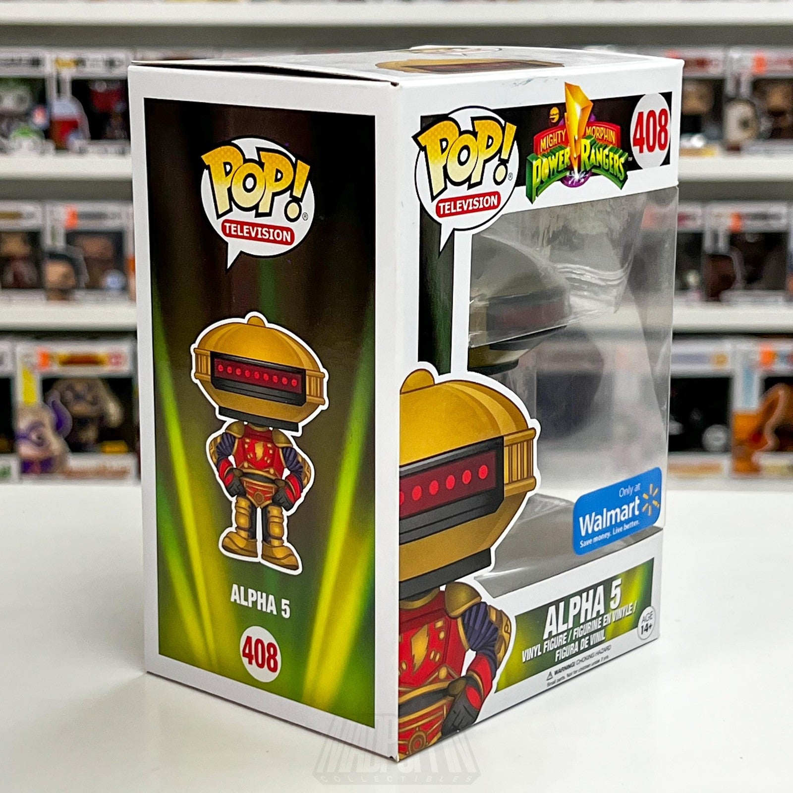 Funko Pop Television Alpha 5 Mighty Morphin Power Rangers MMPR 408 Walmart Toy