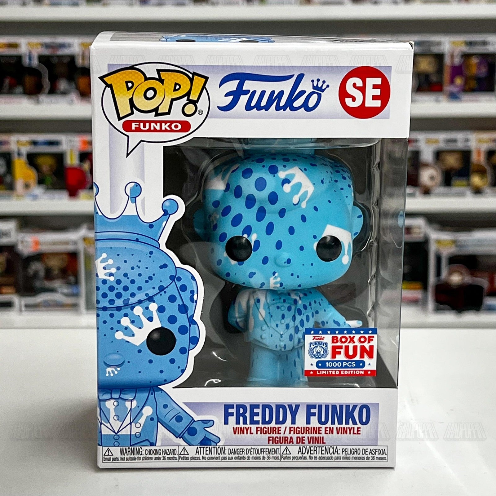 Funko Pop Freddy Funko Fundays Games Artist Series SE Box of Fun LE 1000 PCS New