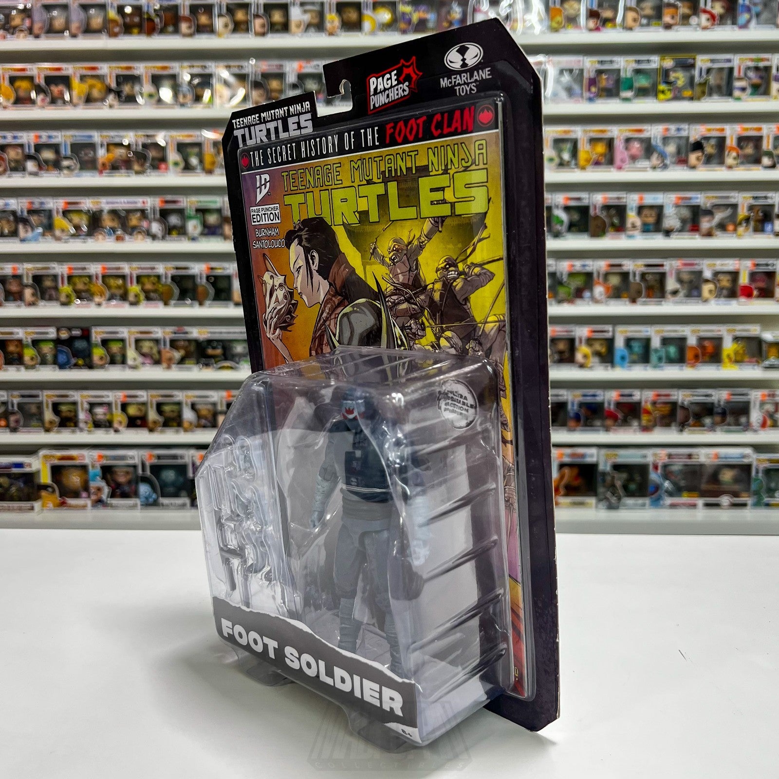 McFarlane Toys TMNT Teenage Mutant Ninja Turtles Foot Soldier Clan Page Punchers
