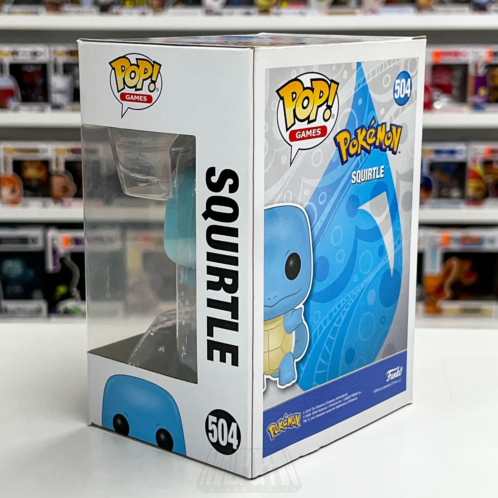 Funko Pop Video Games Pokemon Squirtle 504 Japanese TCG Turtle Vinyl Figure2