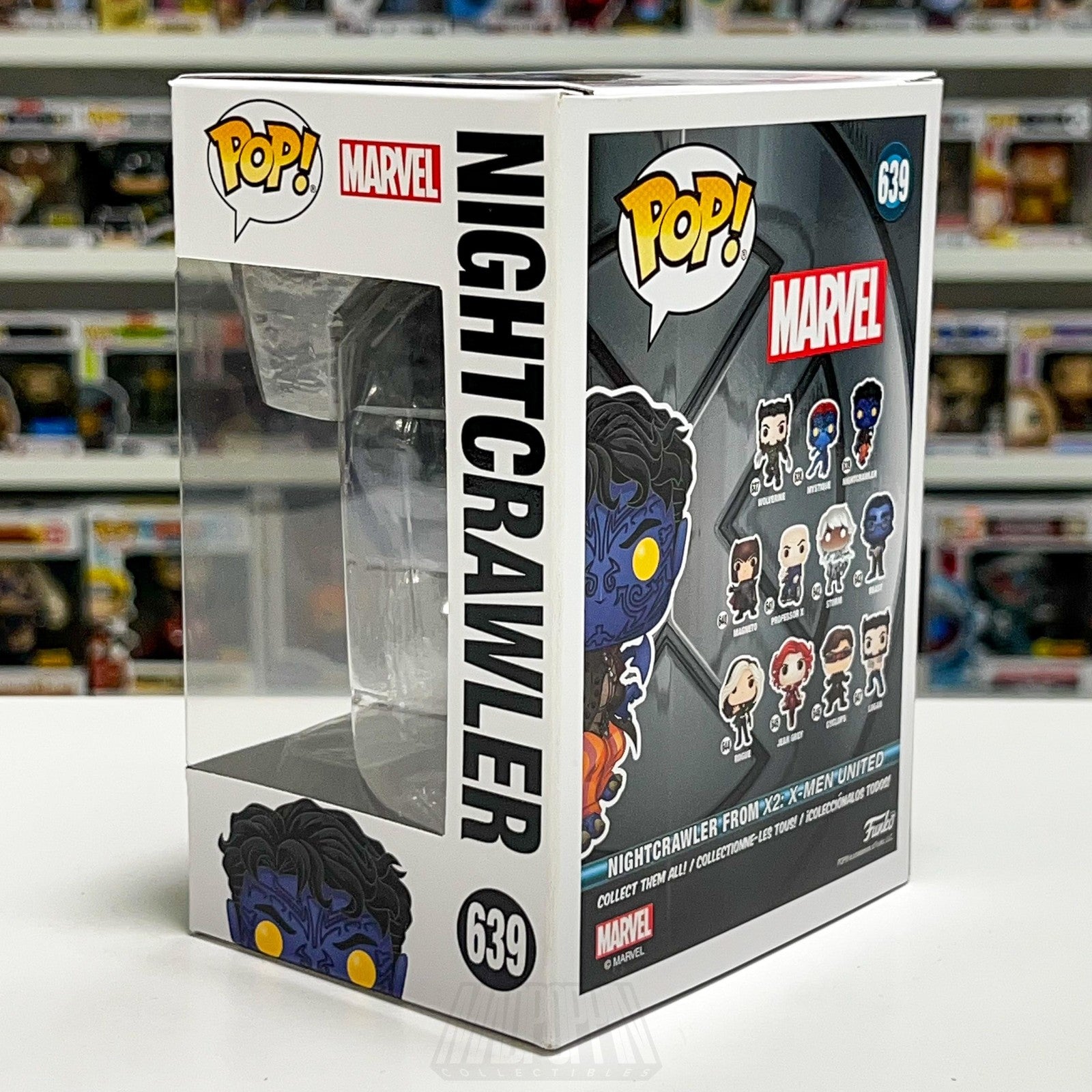 Funko Pop Marvel Nightcrawler 639 Mutant BobbleHead Figure X2 X-Men United Movie