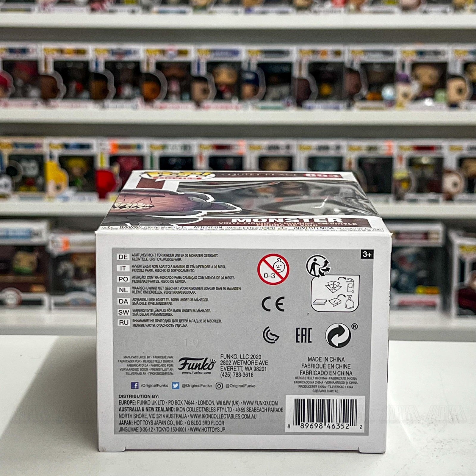 Funko Pop Movies Monster 893 A Quiet Place Vinyl Figure Horror Collectible New