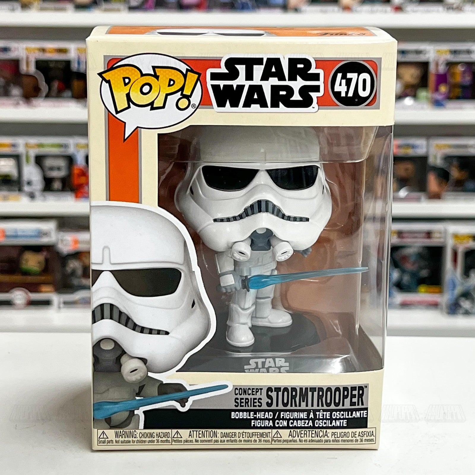 Funko Pop Star Wars Concept Series Stormtrooper #470 Bobble-Head Vinyl Figure