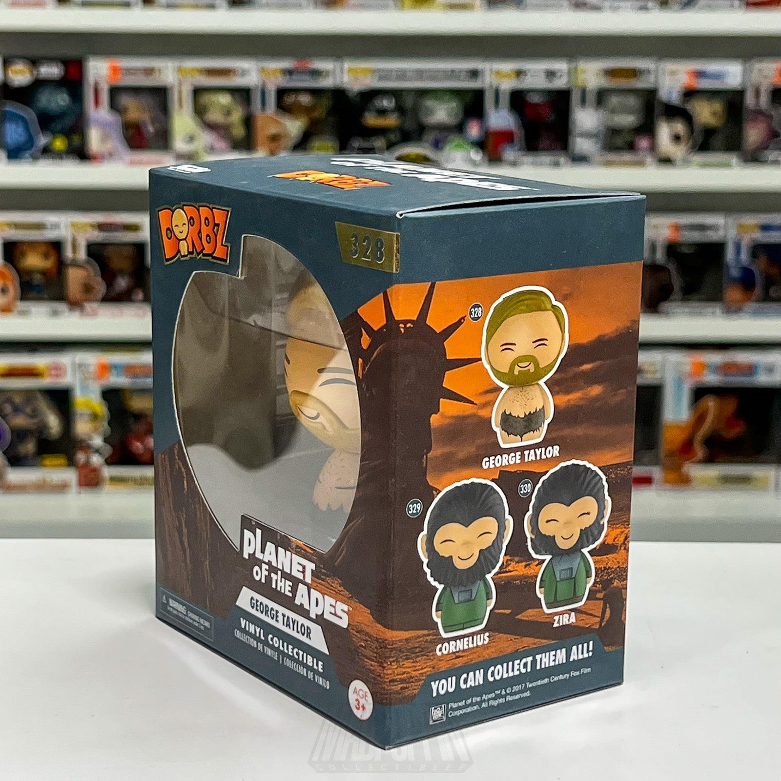 Funko Dorbz Planet of the Apes George Taylor #328 Vinyl Collectible Figure Boxed