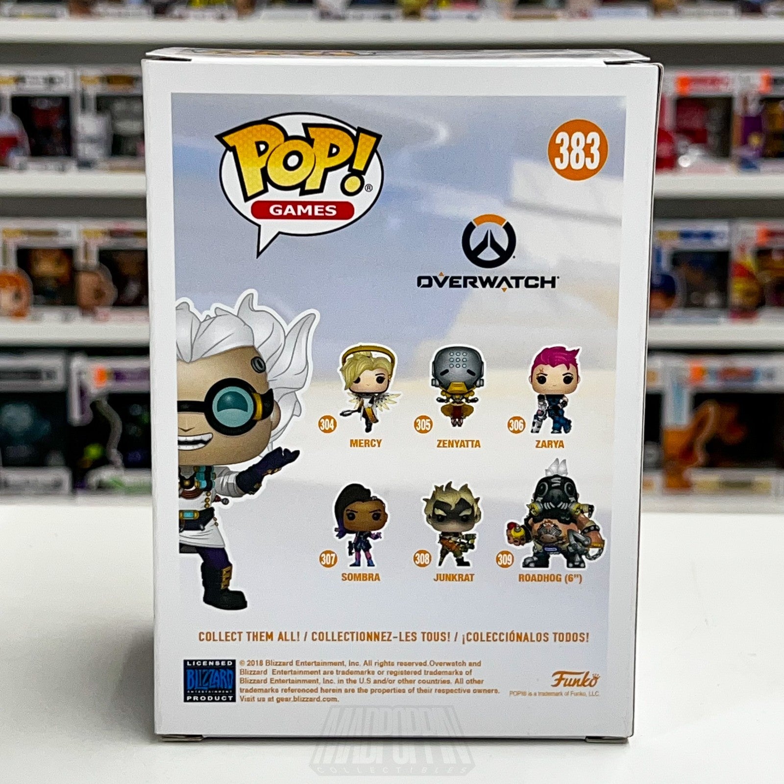 Funko Pop Video Games Overwatch Junkrat Dr Junkenstein 383 Boxlunch Vinyl Figure3