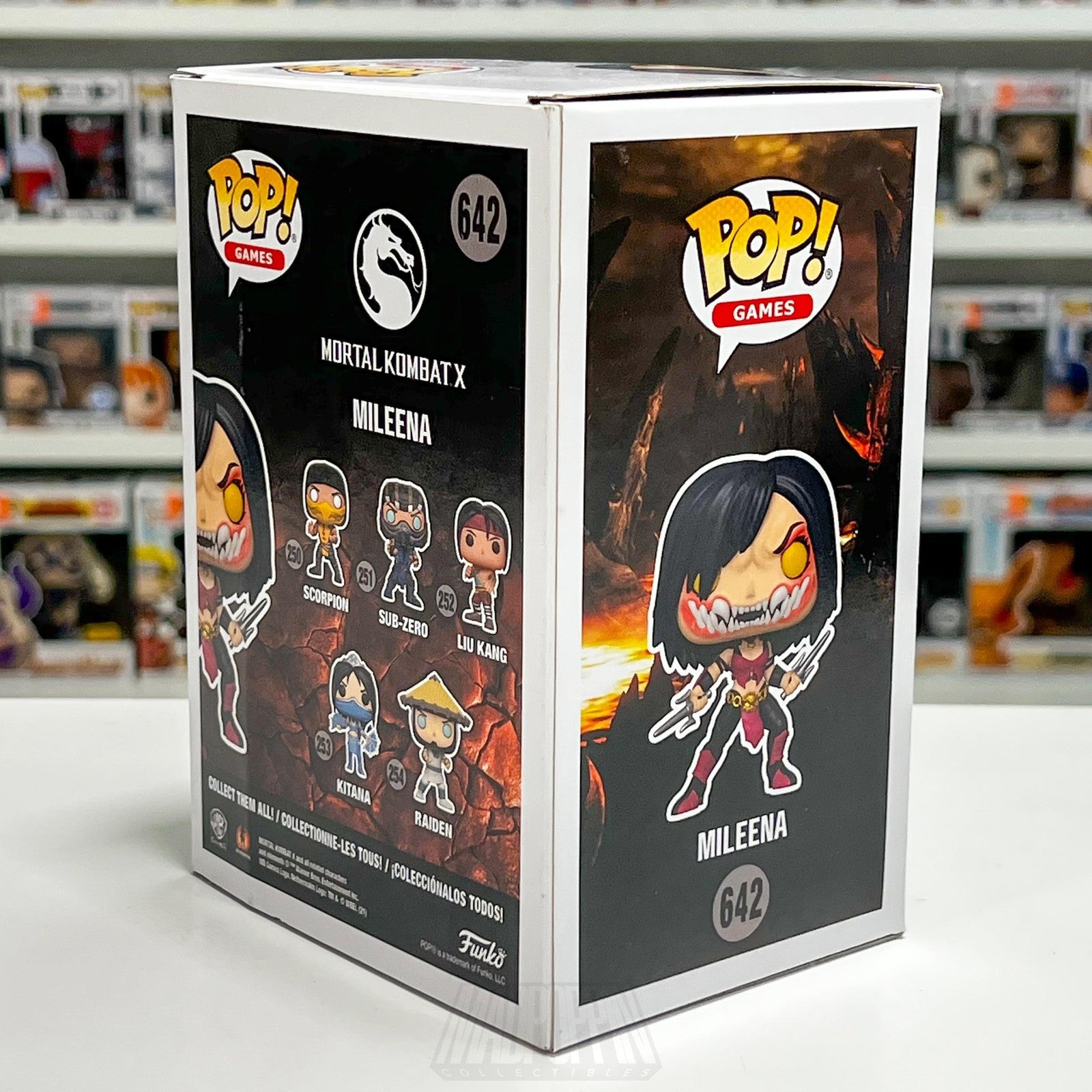 Funko Pop Video Games Mortal Kombat X Mileena 642 Vinyl Figure Funko Club Toy