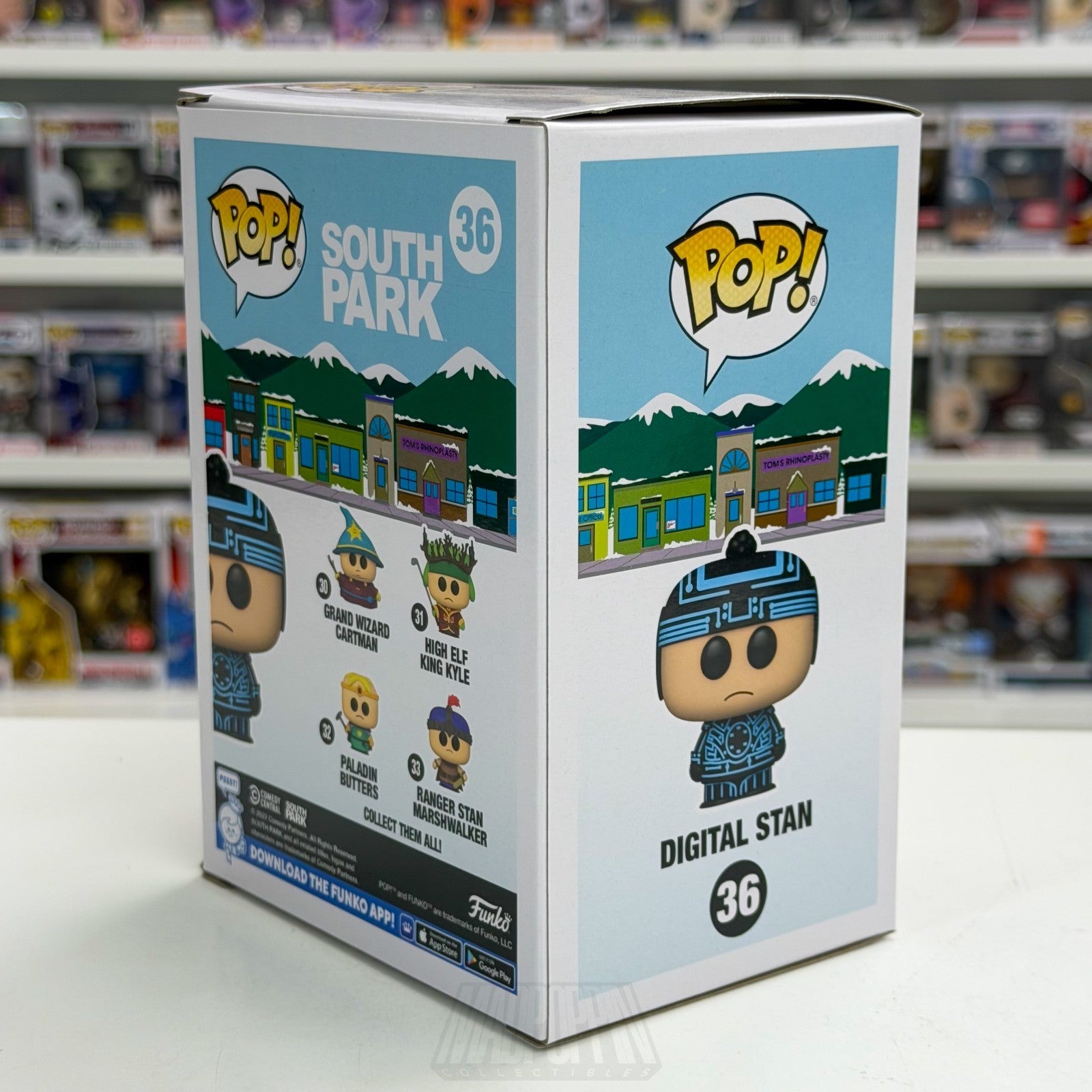 Funko Pop Animation South Park Digital Stan Marsh Glow SDCC 36 Tron Vinyl Figure5