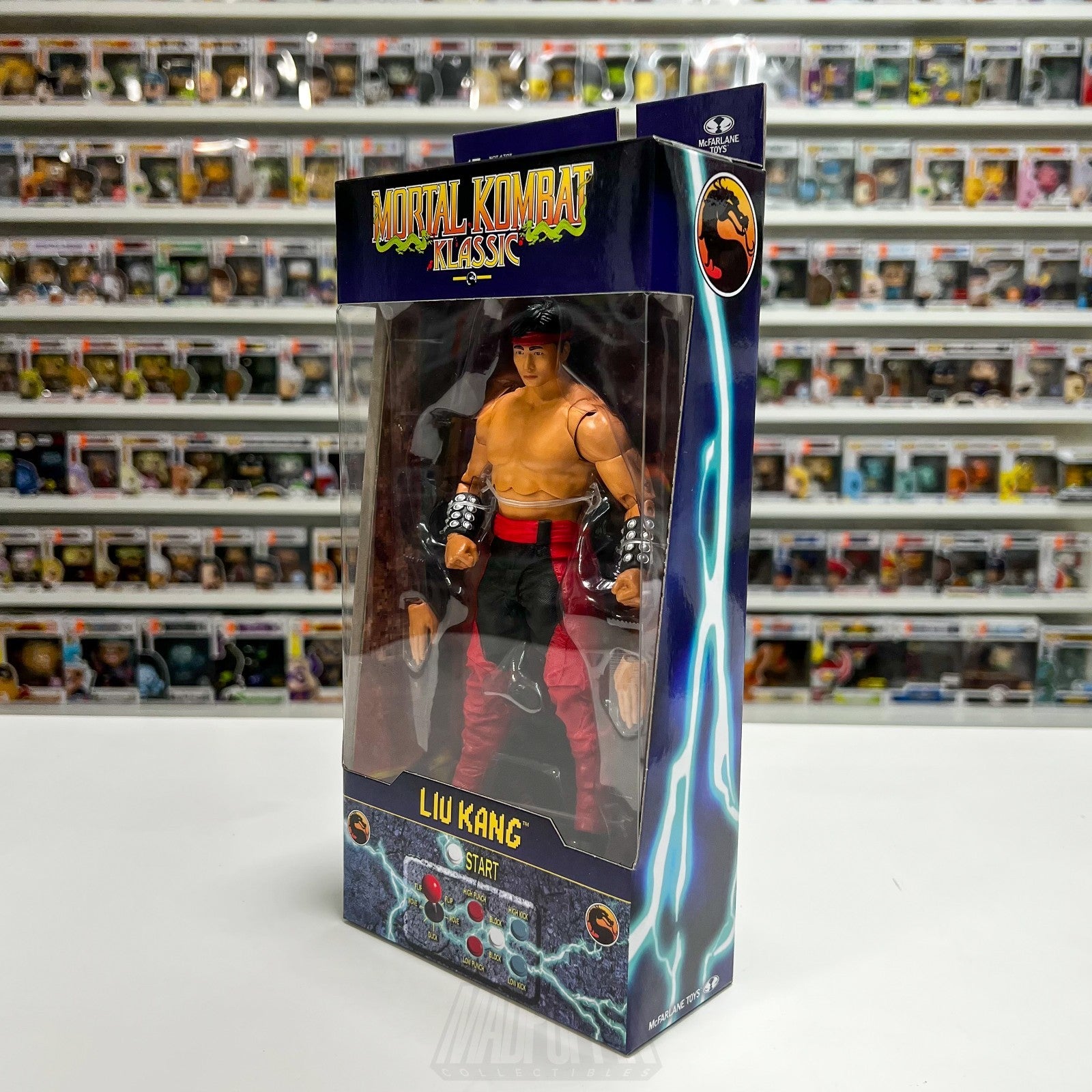 McFarlane Toys Mortal Kombat Klassic Liu Kang 7 Inch Action Figure Video Game