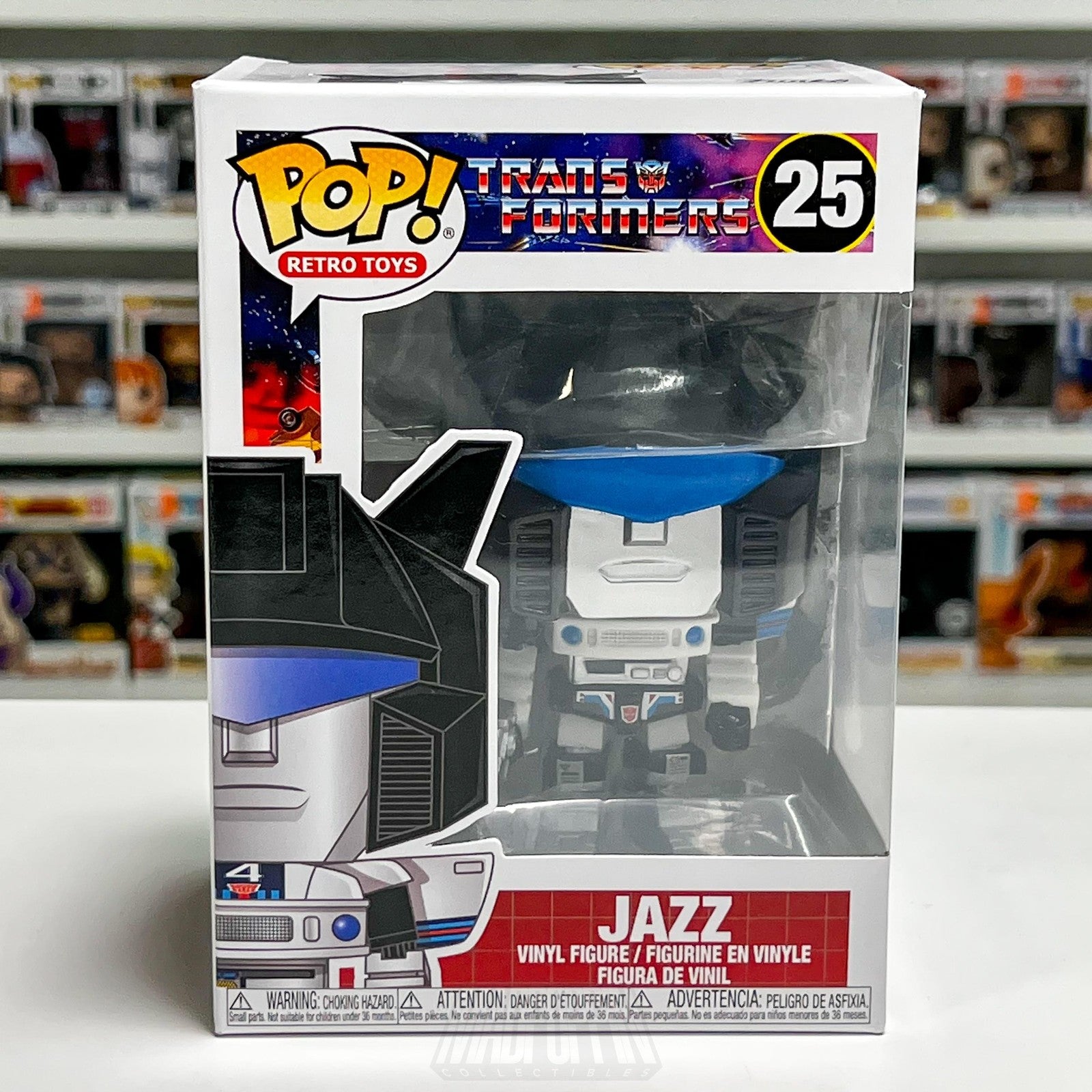 Funko Pop Transformers Retro Toys Jazz #25 Vinyl Figure New in Box NIB Autobot
