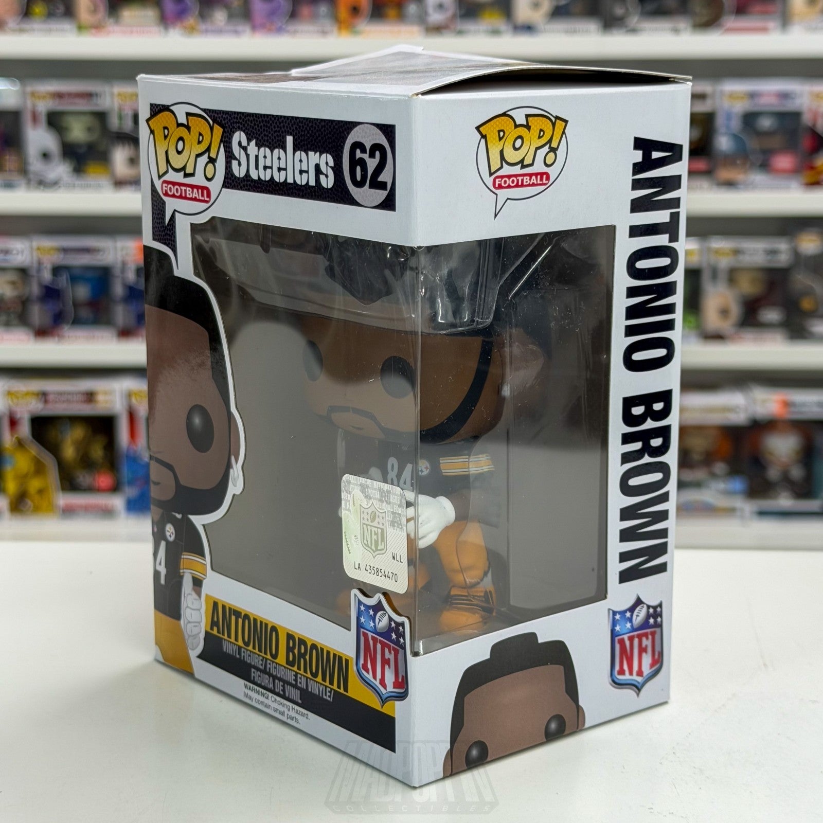 Funko Pop Football NFL Pittsburgh Steelers Antonio Brown 62 Wave 3 Vinyl Figure1