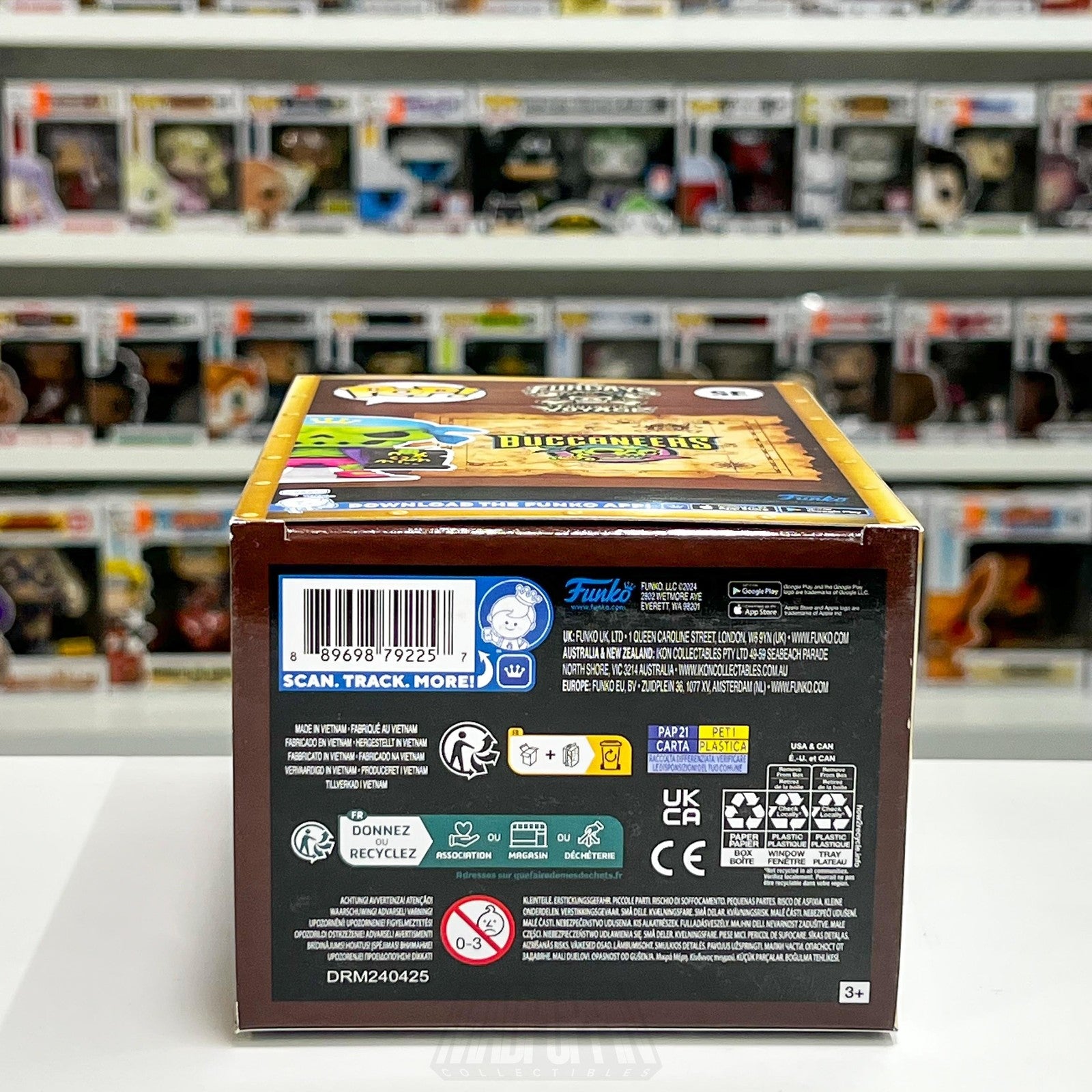 Funko Pop Blacklight Buccaneers SE Funtastic Voyage Fundays Vinyl Figure Limited