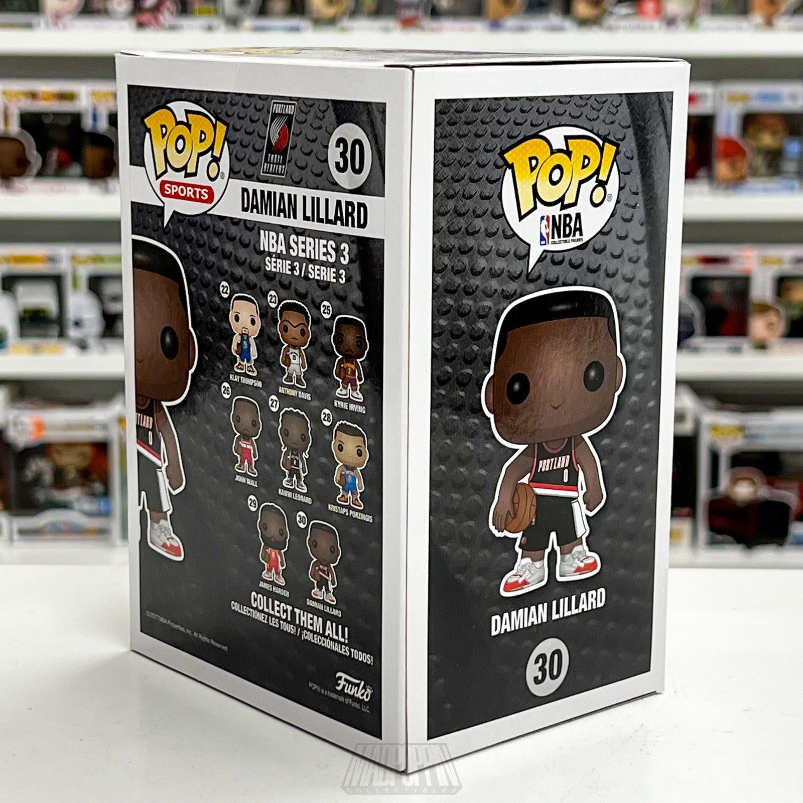 Funko Pop Damian Lillard NBA Series 3 Portland Trail Blazers Vinyl Figure 30 New